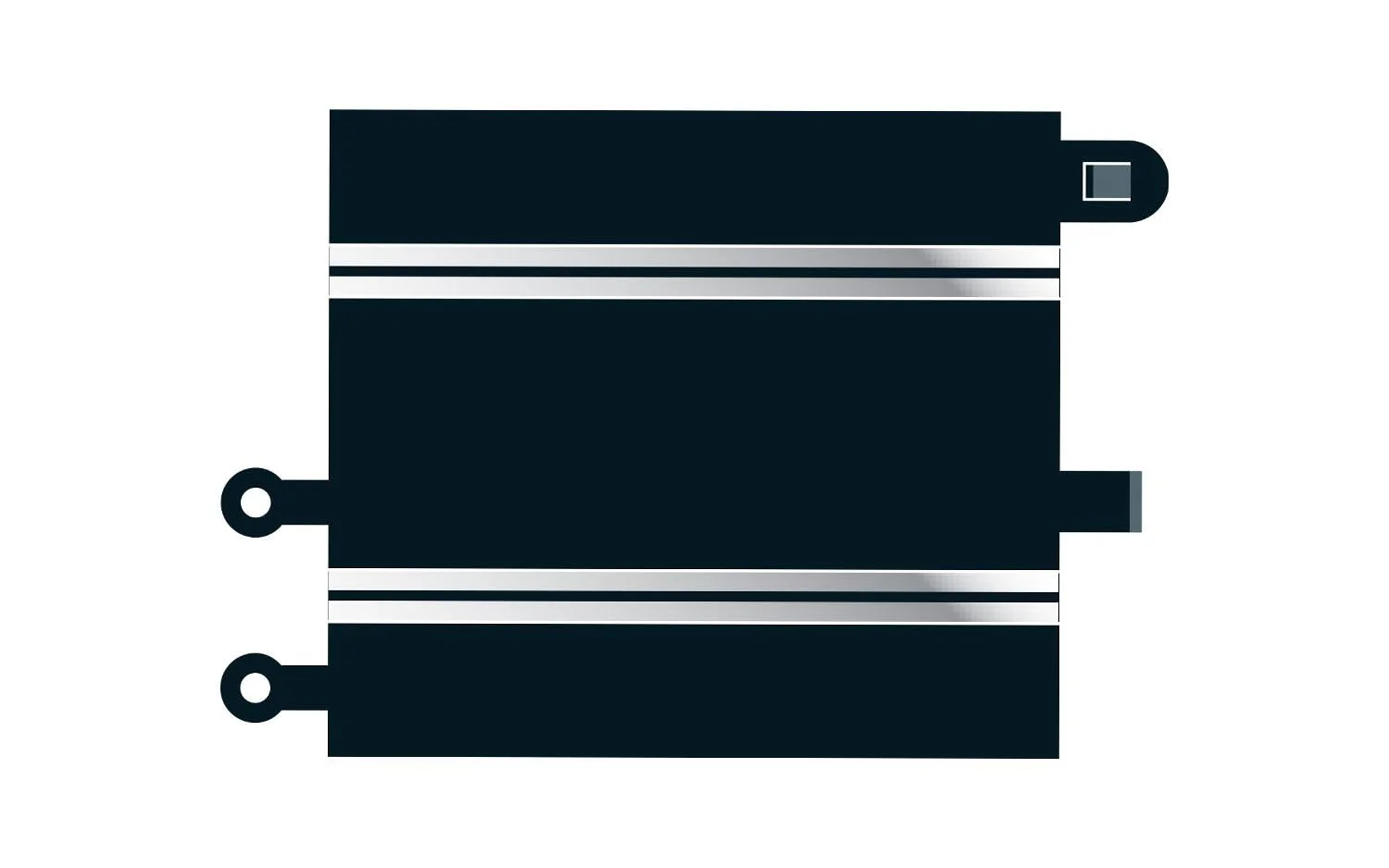 Scalextric Analog Converter Half Straight from Classic to Standard Sport Track Pieces x 2 1:32 Analog Slot Car Race Track Accessory C8222 Analog Converter from Classic to Standard Sport Track - Image 3