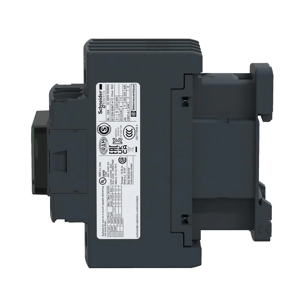 Schneider Electric LC1DT32P7 Contactor 32A 230V 50/60, Cont. 32A4Pl 230V50/60Hz LC1D 4p 230 V AC - Image 4