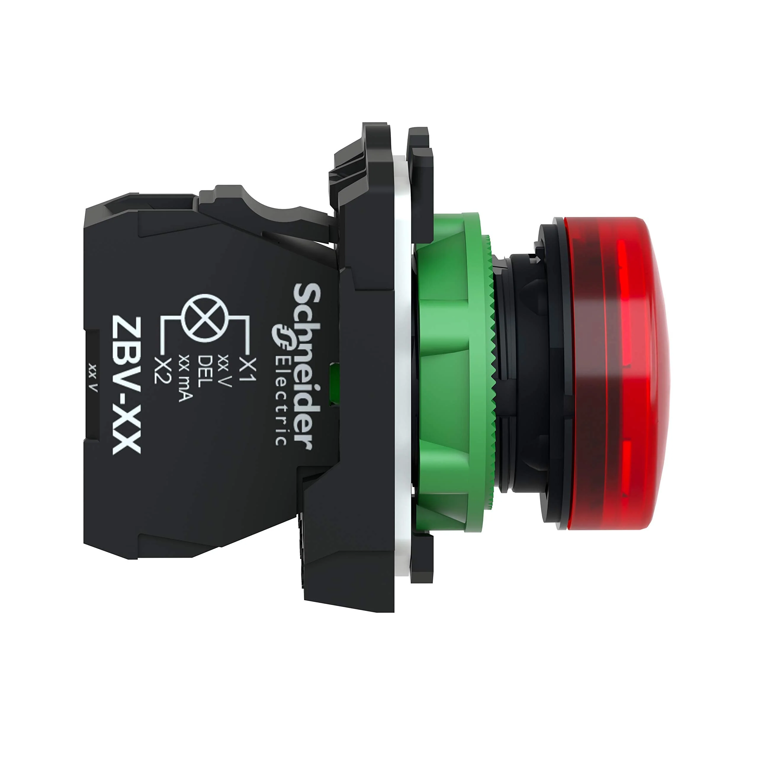 Schneider Electric XB5AVM4 Pilot Light And LED, Alarm Indicators, 230V-240V 240 V Red - Image 2