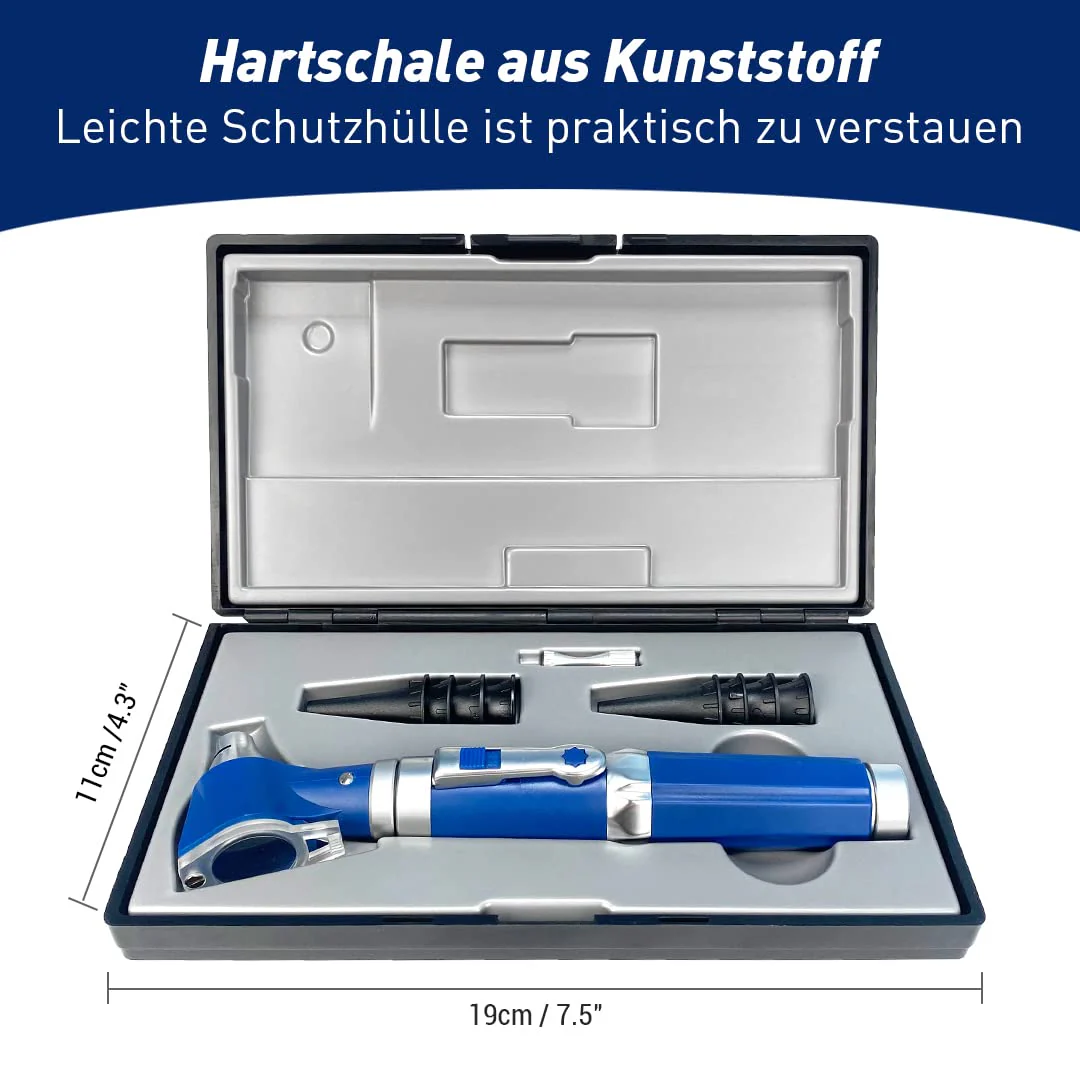 SCIAN Otoscope with Light, Ear Infection Detector and Pocket Ear Scope, Includes Hard Plastic Case, Suitable for Children, Adults, Doctors, Pets, Available in Several Colours (Blue2) Blue 2 - Image 5