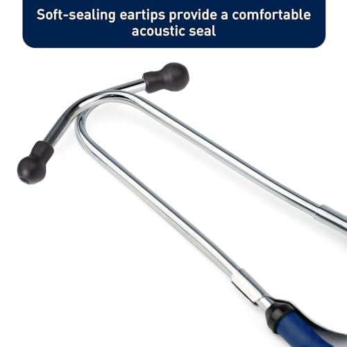SCIAN Sprague Rappaport Stethoscope for Nurses, Doctors, and Home Use, Multifunctional Cardiology Stethoscope Double Head with Adults, Children and Toddlers, Changing Bell (UK Blue) UK Blue - Image 4