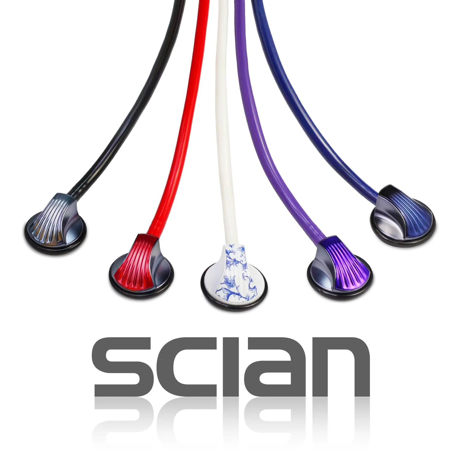SCIAN Stethoscope Single Head Cardiology Stethoscopes for Nurses, Doctors and Nursing Students, Ideal for Blood Pressure Monitoring, Home Diagnostics, Medical Supply, Black - Image 2