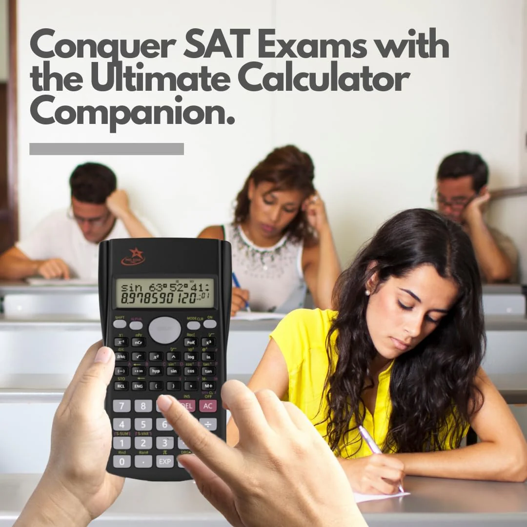Scientific Calculator SC-216 - Junior & High School Calculator for Students Scientific Non Graphing Calculator Suitable fo SAT & General Business Use - Image 3