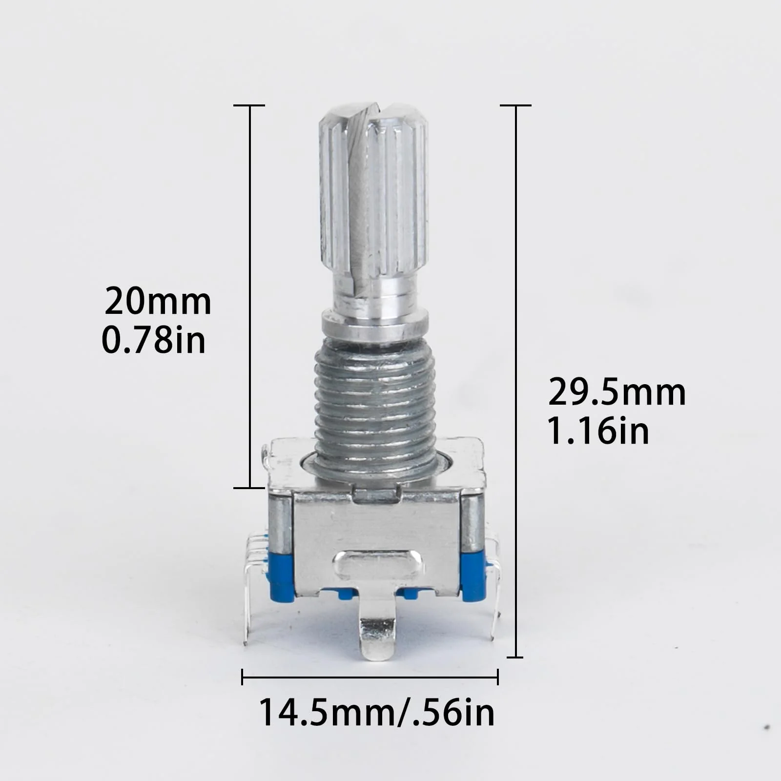SCOOYUCK 5 pieces rotary encoder EC11 5 pin encoder module, 360 degree rotation angle sensor with push button 1 - Image 3