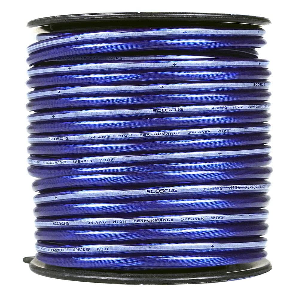 Scosche KS1650CS 16 Gauge CCA Car Stereo Speaker Wire - 16 AWG Audio Cable for Automotive Sound Systems - Copper Clad Aluminium 50 Foot Spool 50 Feet - Image 4