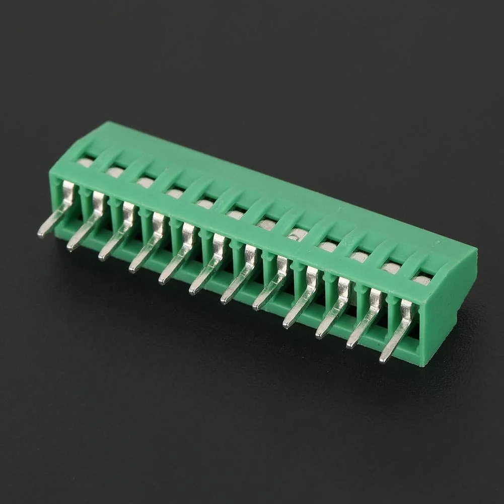 Screw Terminals 10 Pieces/Set 12 Pin 2.54 mm Pitch PCB Screw Terminal Block Connector Screw Terminal Block Earth Terminal Strips for PCB Wiring etc - Image 4
