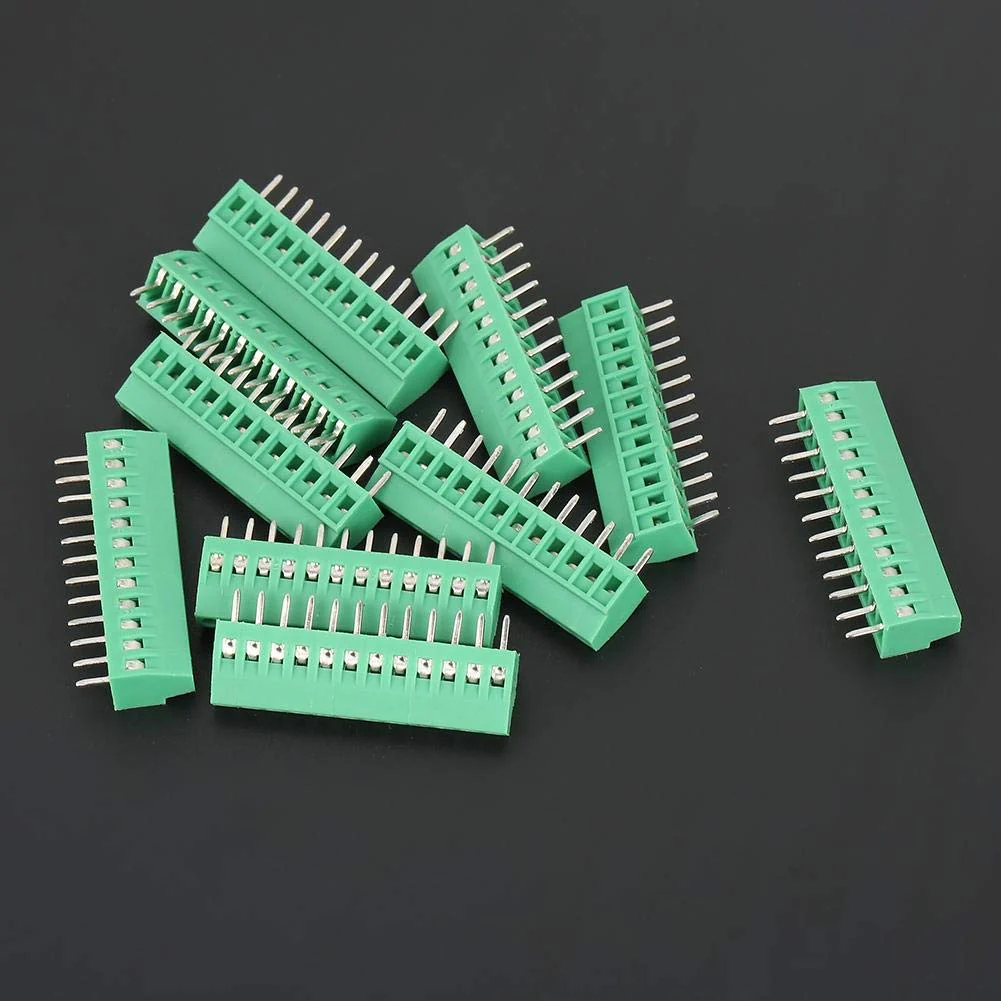 Screw Terminals 10 Pieces/Set 12 Pin 2.54 mm Pitch PCB Screw Terminal Block Connector Screw Terminal Block Earth Terminal Strips for PCB Wiring etc - Image 5