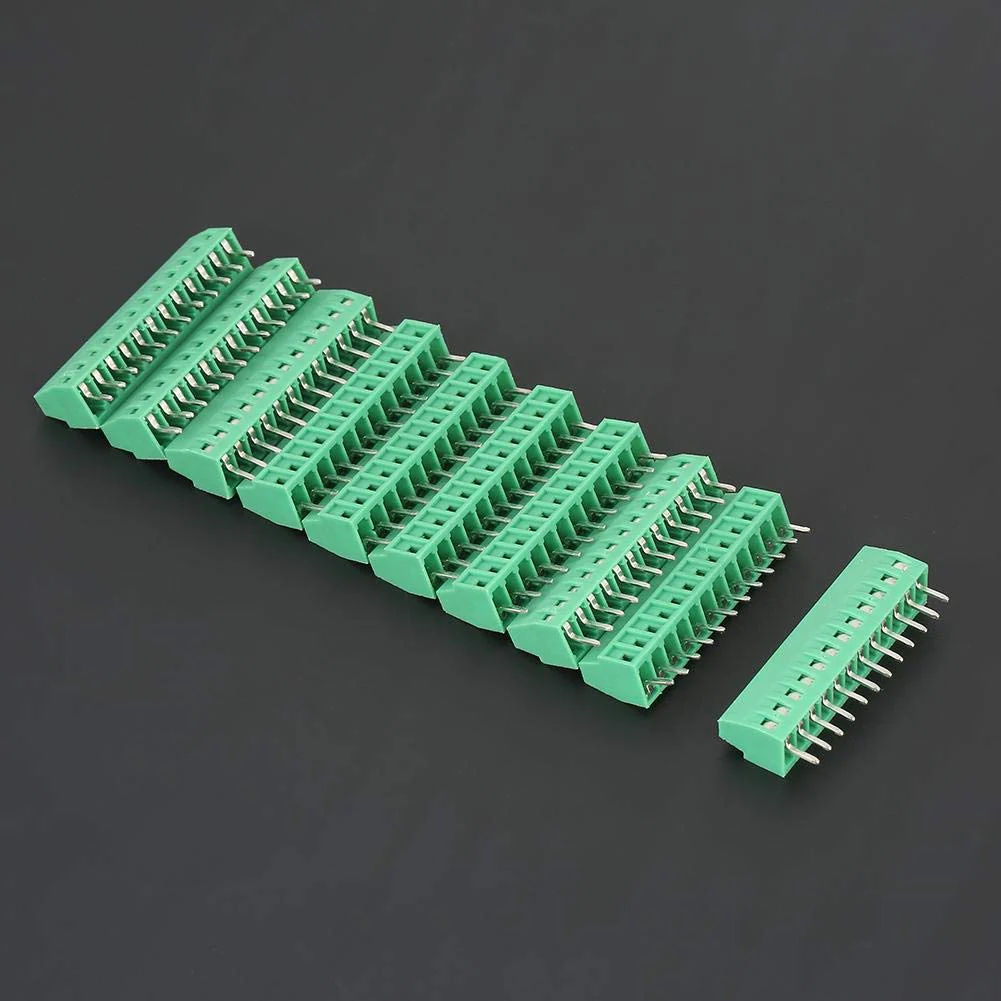 Screw Terminals 10 Pieces/Set 12 Pin 2.54 mm Pitch PCB Screw Terminal Block Connector Screw Terminal Block Earth Terminal Strips for PCB Wiring etc - Image 7
