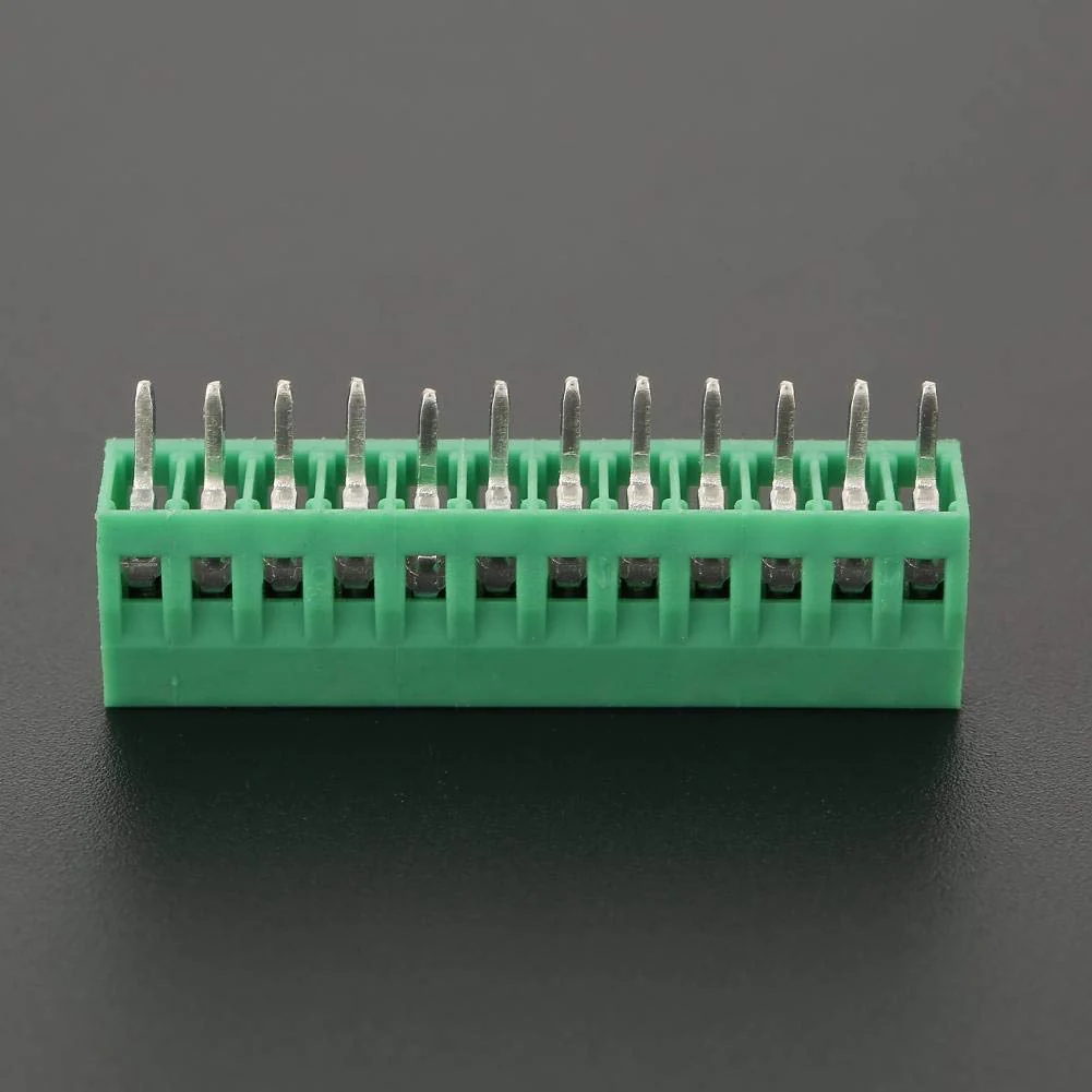 Screw Terminals 10 Pieces/Set 12 Pin 2.54 mm Pitch PCB Screw Terminal Block Connector Screw Terminal Block Earth Terminal Strips for PCB Wiring etc - Image 9