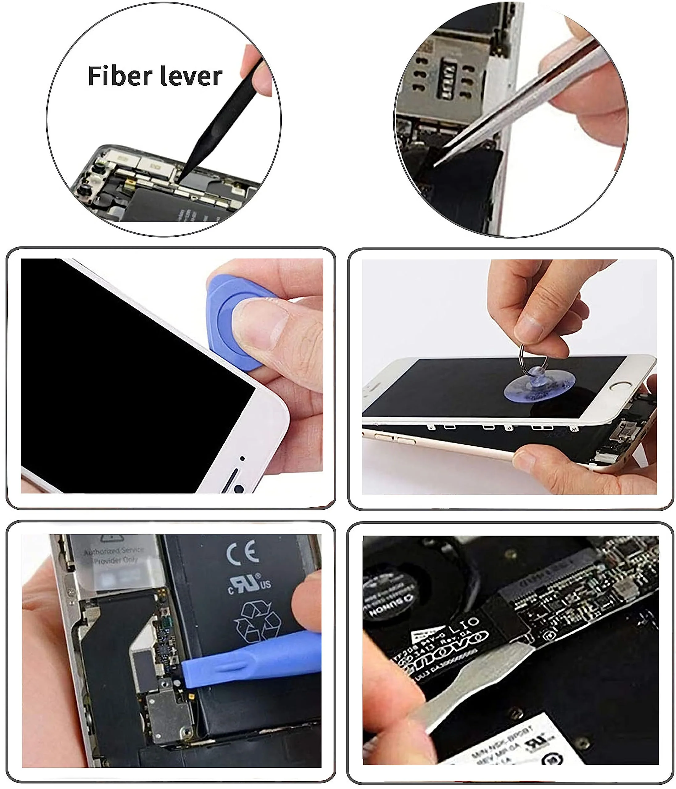 Screwdriver Set 20 Pieces Phone Repair Tool Small Magnetic Kit with Phillips Pentalobe Torx Opening Pry for iPhone iPad Samsung Phones - Image 6