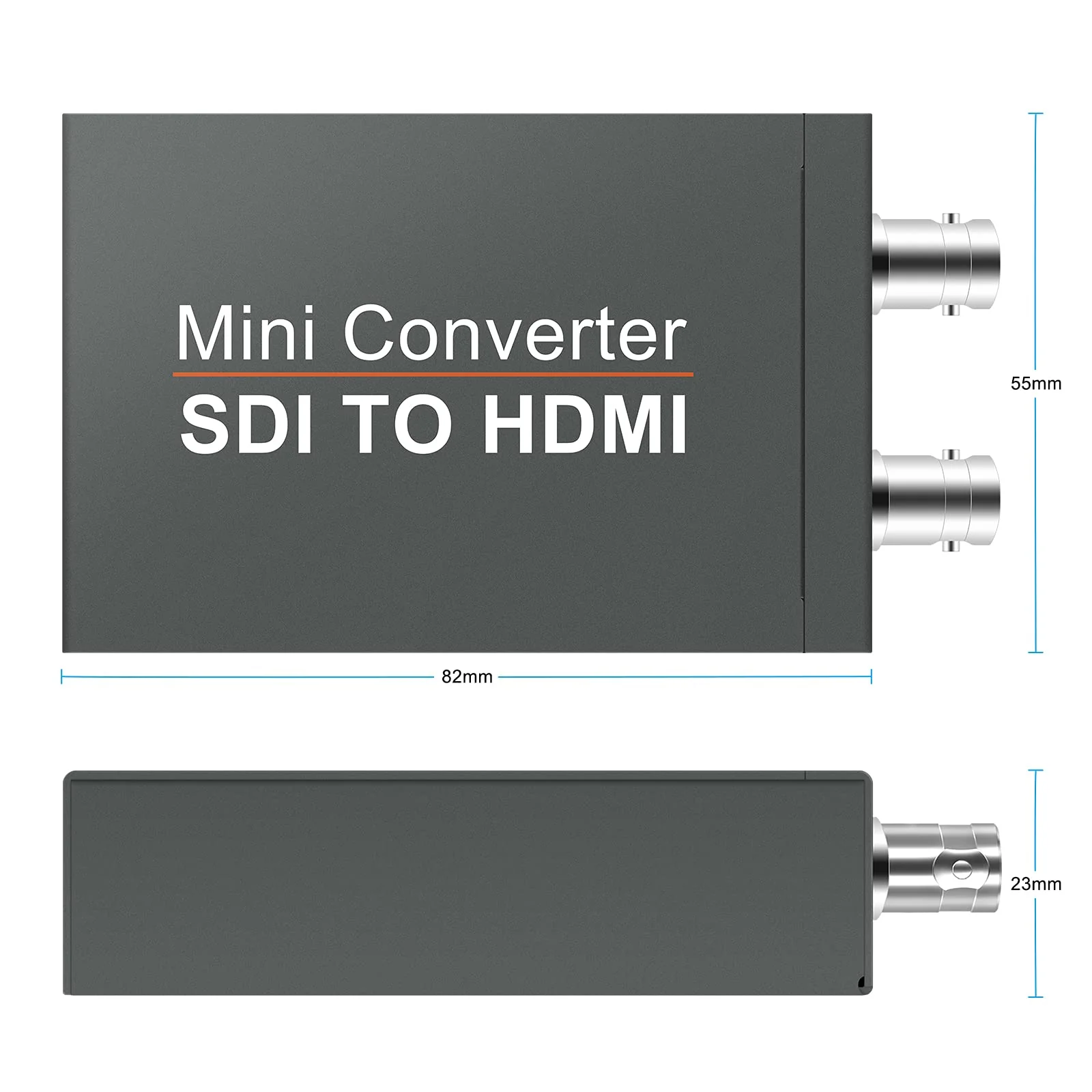 SDI to HDMI Video Mini Converter with Audio Embedder,SDI to HDMI Adapter for SD-SDI, HD-SDI and 3G-SDI Signals SDI Loopout (Black) with Power Supply - Image 5