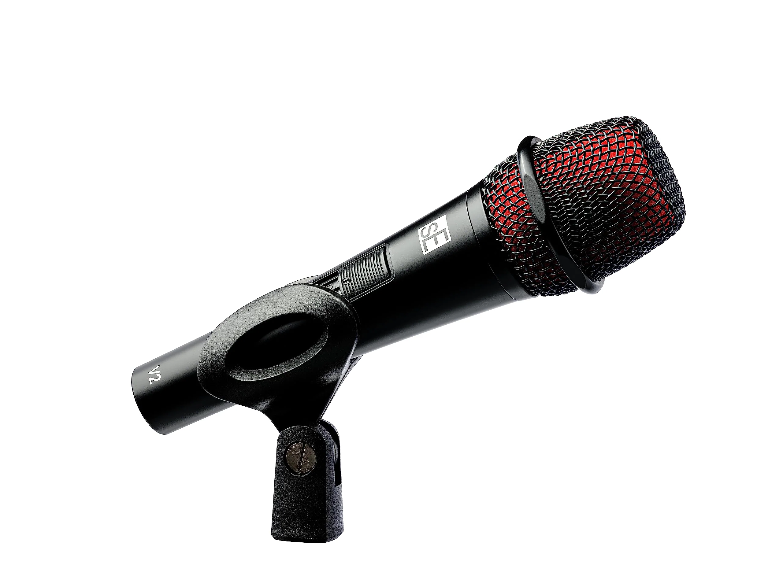 SE Electronics V2-SW-XLR Supercardioid Dynamic Handheld Microphone with On/Off Switch (Includes 15' Cable) - Image 3