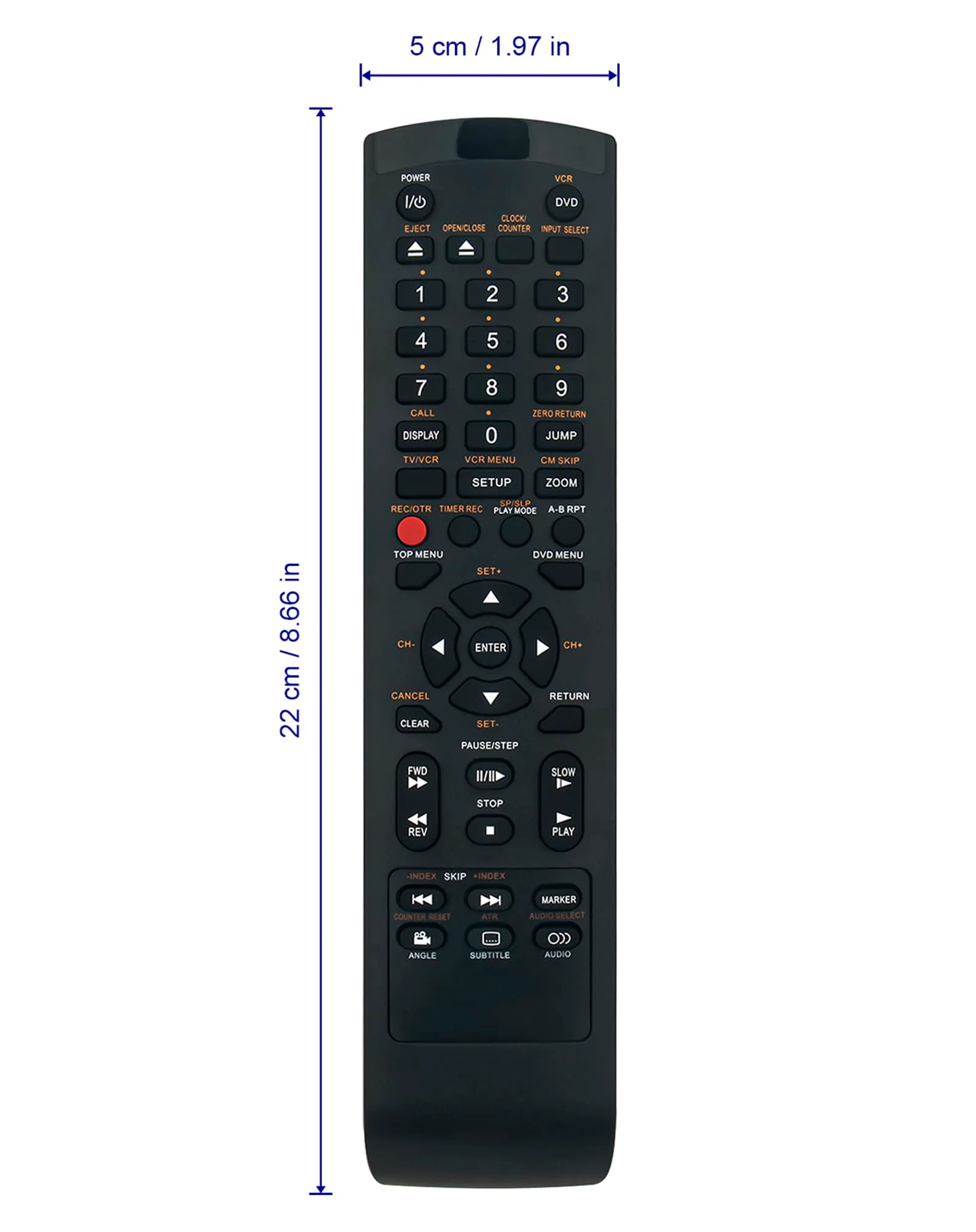 SE-R0220 Replace Remote Control fit for Toshiba DVD VCR Combo SD-KV550 SD-KV550SU SD-V394 SD-V394SC SD-V394SU SD-V395 SD-V395KC DVD Video Player & Video Cassette Recorder - Image 4