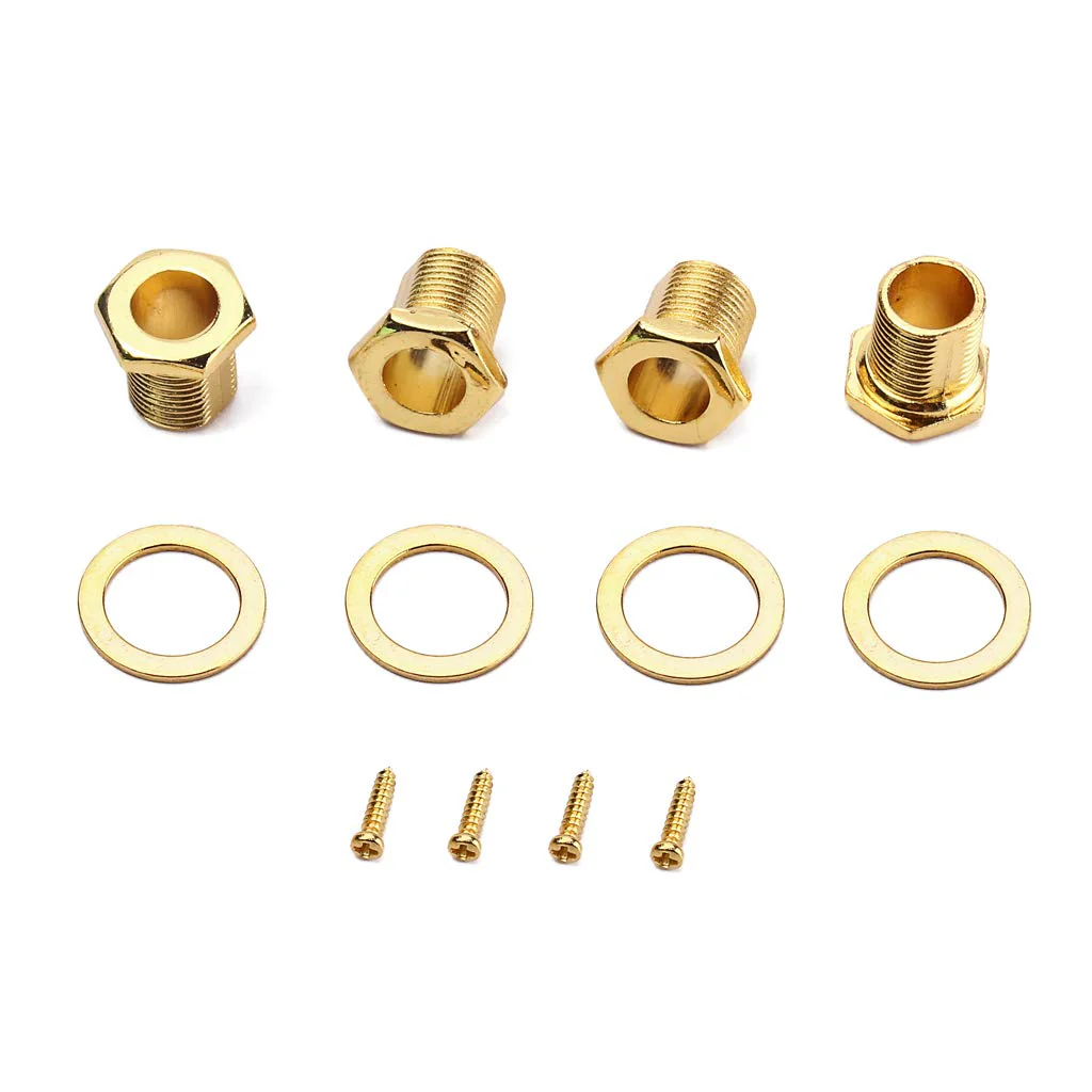 Sealed Bass Guitar Tuning Pegs Keys 2R2L Machine Head Tuners for Precision Bass and Jazz Bass Accessories (Gold) Gold - Image 4