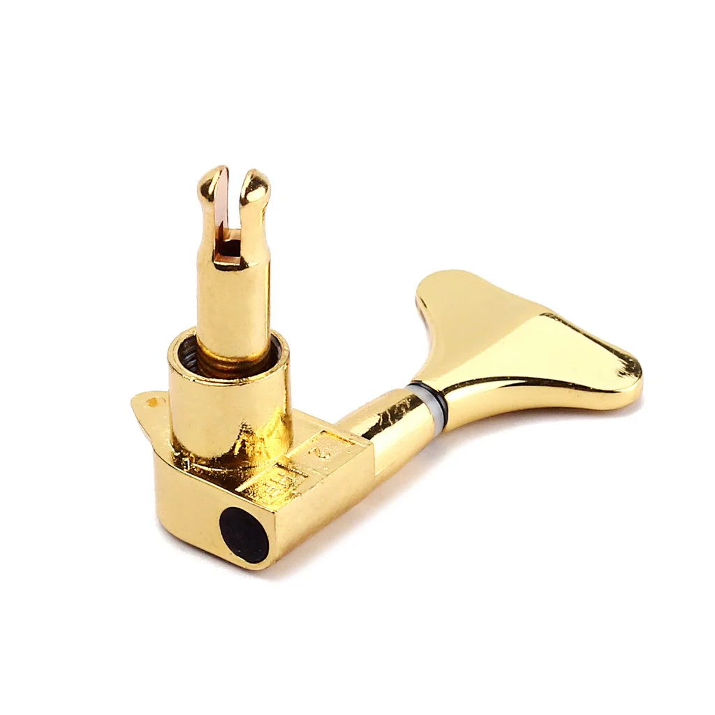 Sealed Bass Guitar Tuning Pegs Keys 2R2L Machine Head Tuners for Precision Bass and Jazz Bass Accessories (Gold) Gold - Image 5