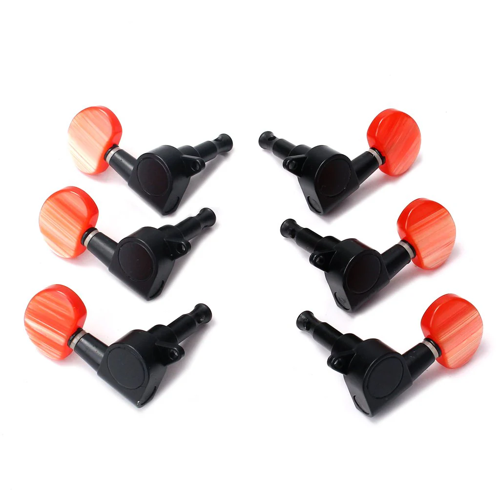 Sealed Guitar Tuning Pegs Keys Bass Guitar Tuning Machine Heads Precision Jazz Bass Accessories (black-4) black-4 - Image 5