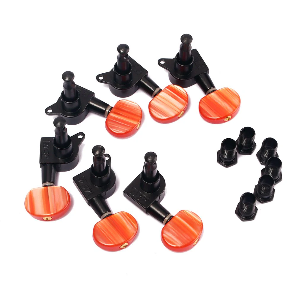 Sealed Guitar Tuning Pegs Keys Bass Guitar Tuning Machine Heads Precision Jazz Bass Accessories (black-4) black-4 - Image 6
