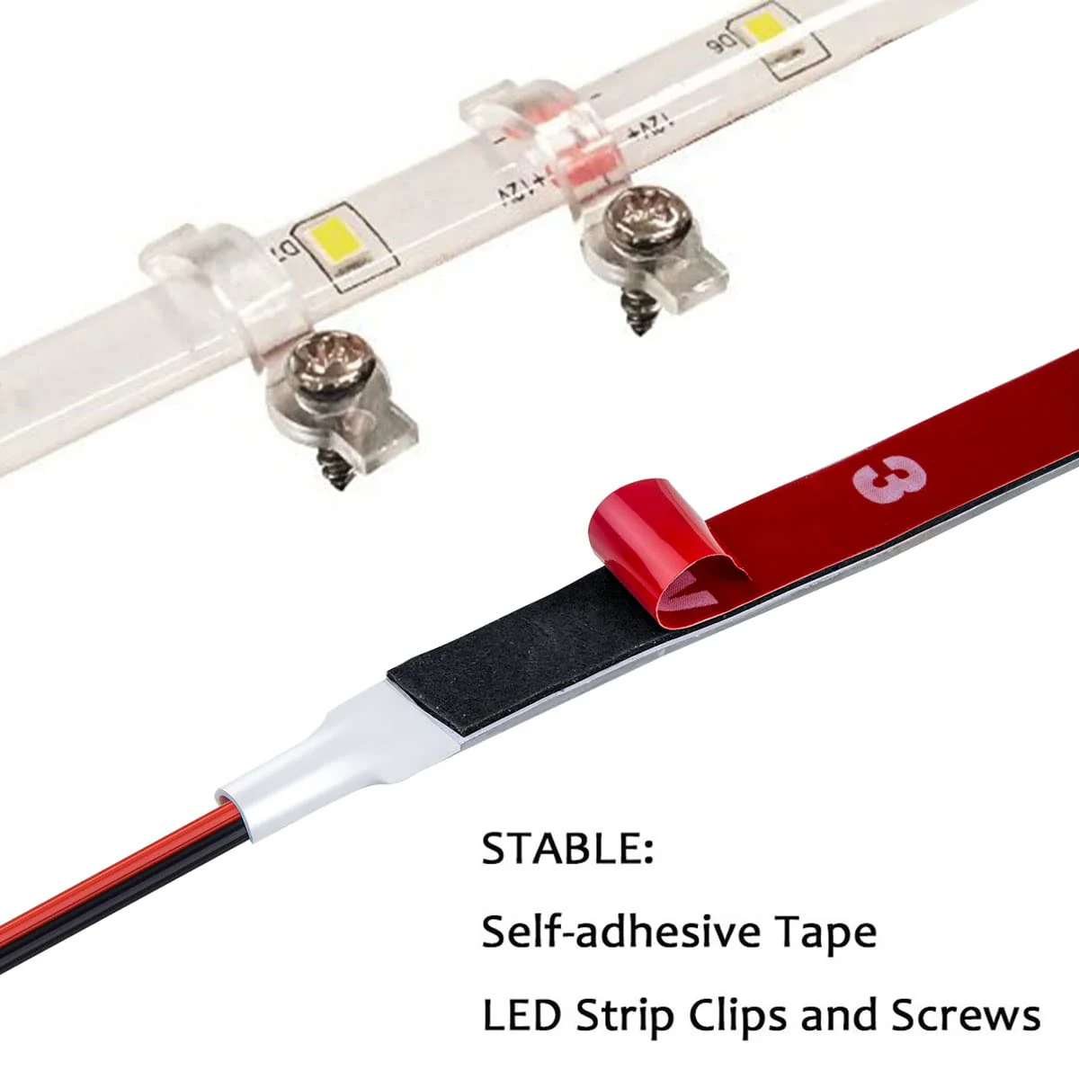 Seaponer Marine Led Strip Lights, Pontoon Light Strip for Jon Bass Boat Sailboat Kayak, Marine Led Lights for Boats Deck Light Light Courtesy Interior Lights Fishing Night, 12v, 10m(32.8ft) (wihte) wihte - Image 4