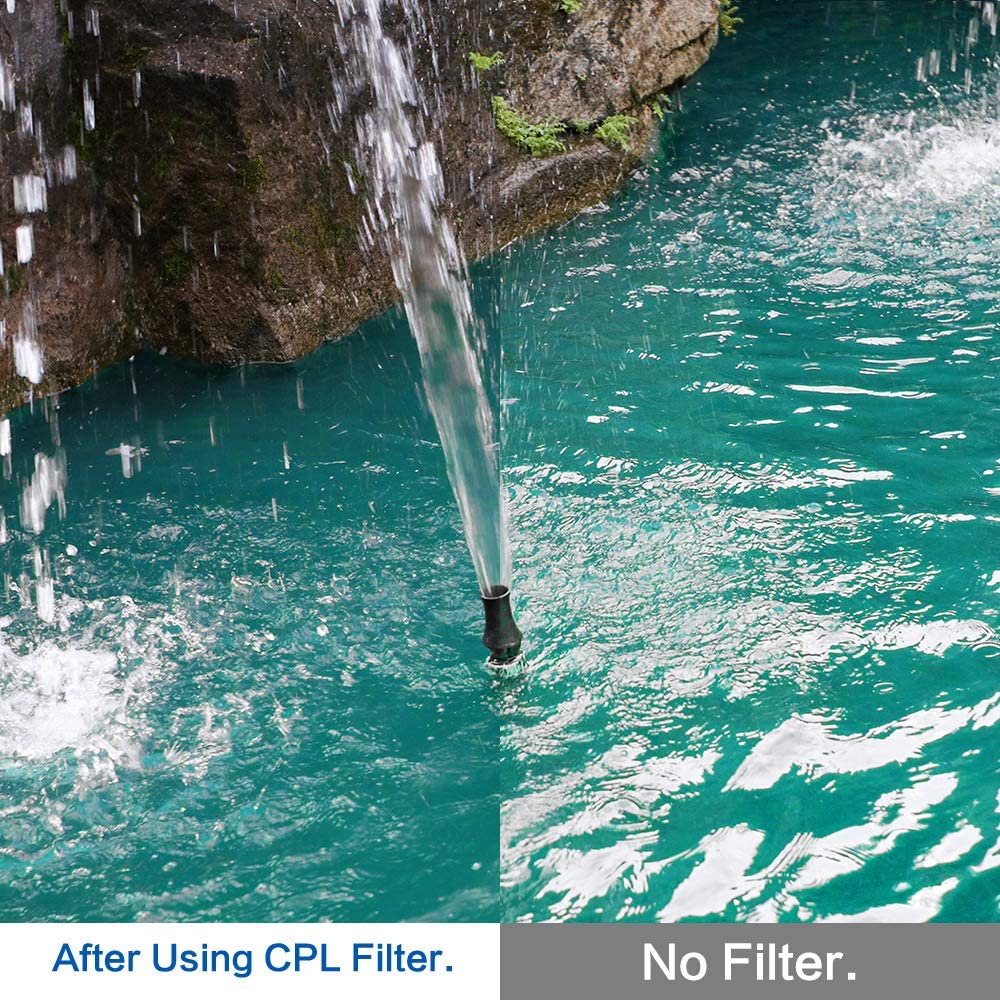 Sedremm 67mm Filter Kit Universal UV CPL FLD Filter Set with UV Protection, Circular Polarizing, Fluorescent Filter and Lens Cap Replacement for Canon, Nikon, Sony, Pentax, Olympus, Fuji Camera 67 - Image 7