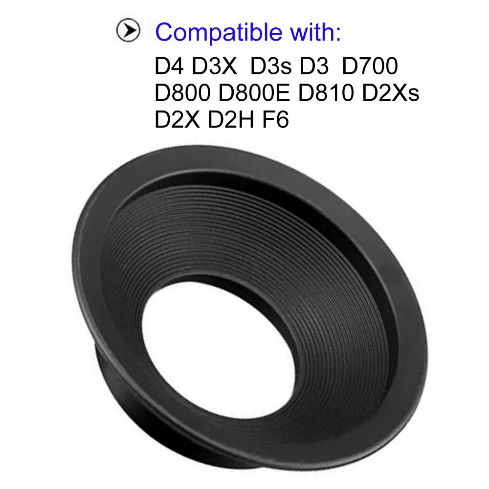 Sedremm Eyecup Camera DK-19 Eyecup Replacement Eyepiece for Nikon D700 D800 D4 D3S D3X D2X D2H F5 F6 Cameras Viewfinder, 2 Pack - Image 2
