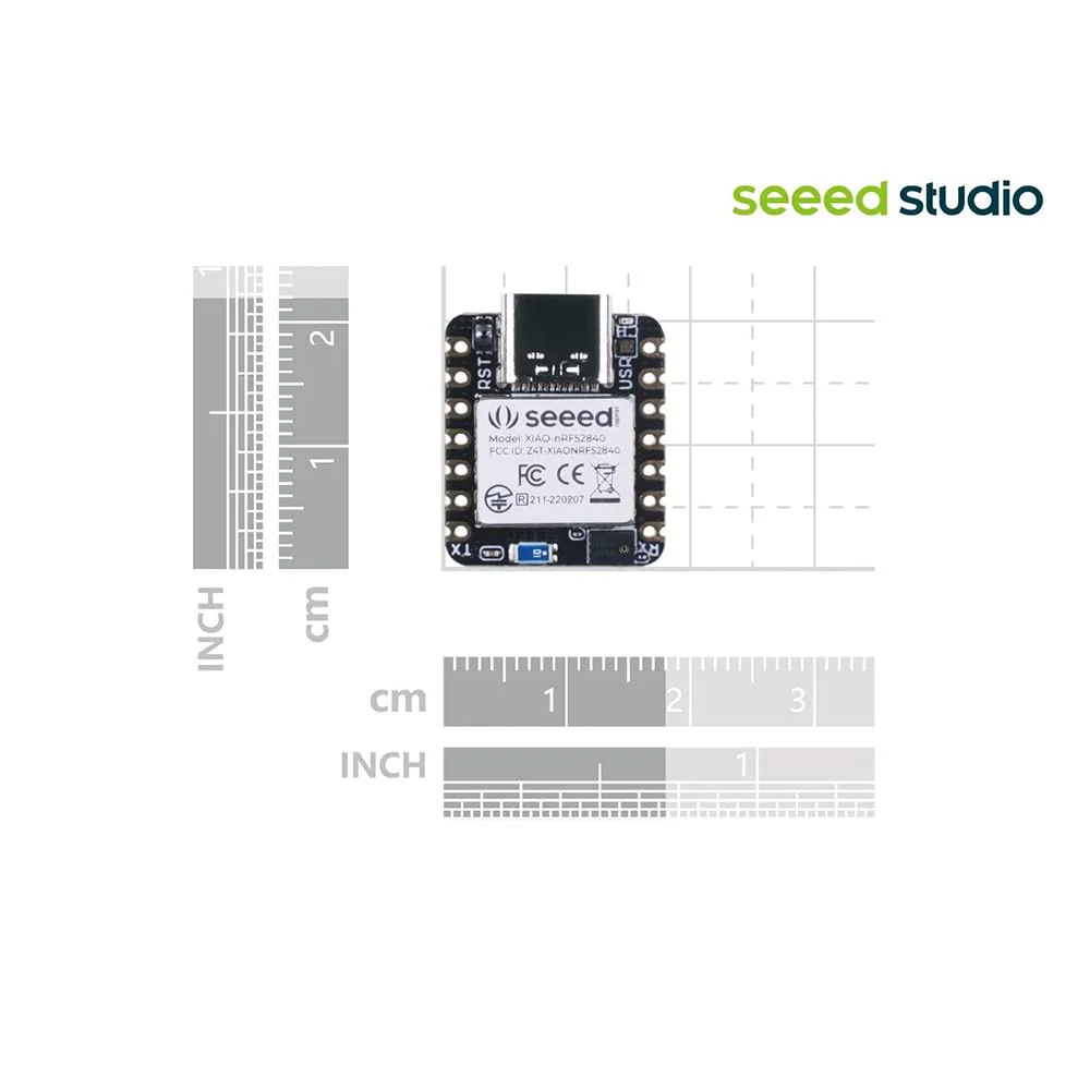 Seeed Studio XIAO nRF52840 Sense - Supports Arduino/CircuitPython - Bluetooth5.0 NFC with Onboard Antenna, MCU with 6-axis IMU Works with Amazon Sidewalk BLE Sense - Image 6