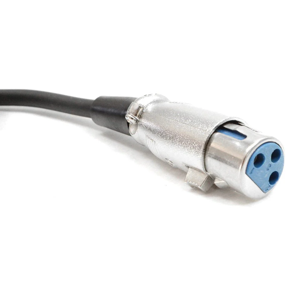 Seismic Audio 3' XLR Female to Right Angle Male Audio Patch Cable (XLRRS2) Single - Image 2