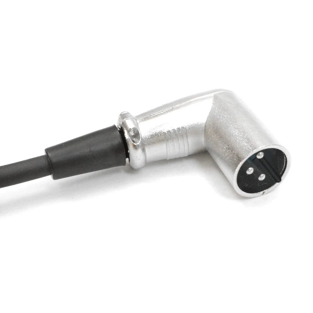 Seismic Audio 3' XLR Female to Right Angle Male Audio Patch Cable (XLRRS2) Single - Image 3
