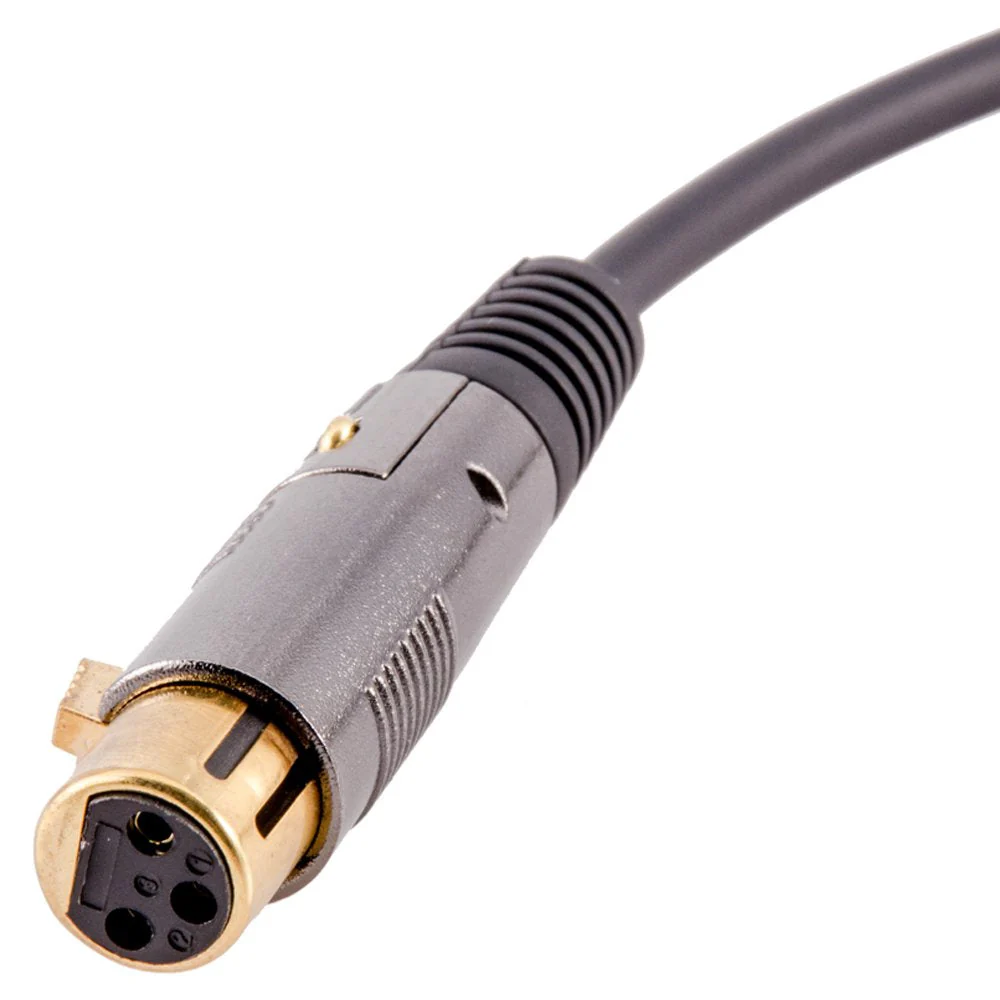 Seismic Audio SARCXLF-6Black Premium 6 Foot XLR Female to RCA Male Audio Patch Cable - 16 Gauge 6 Feet - Single - Image 2