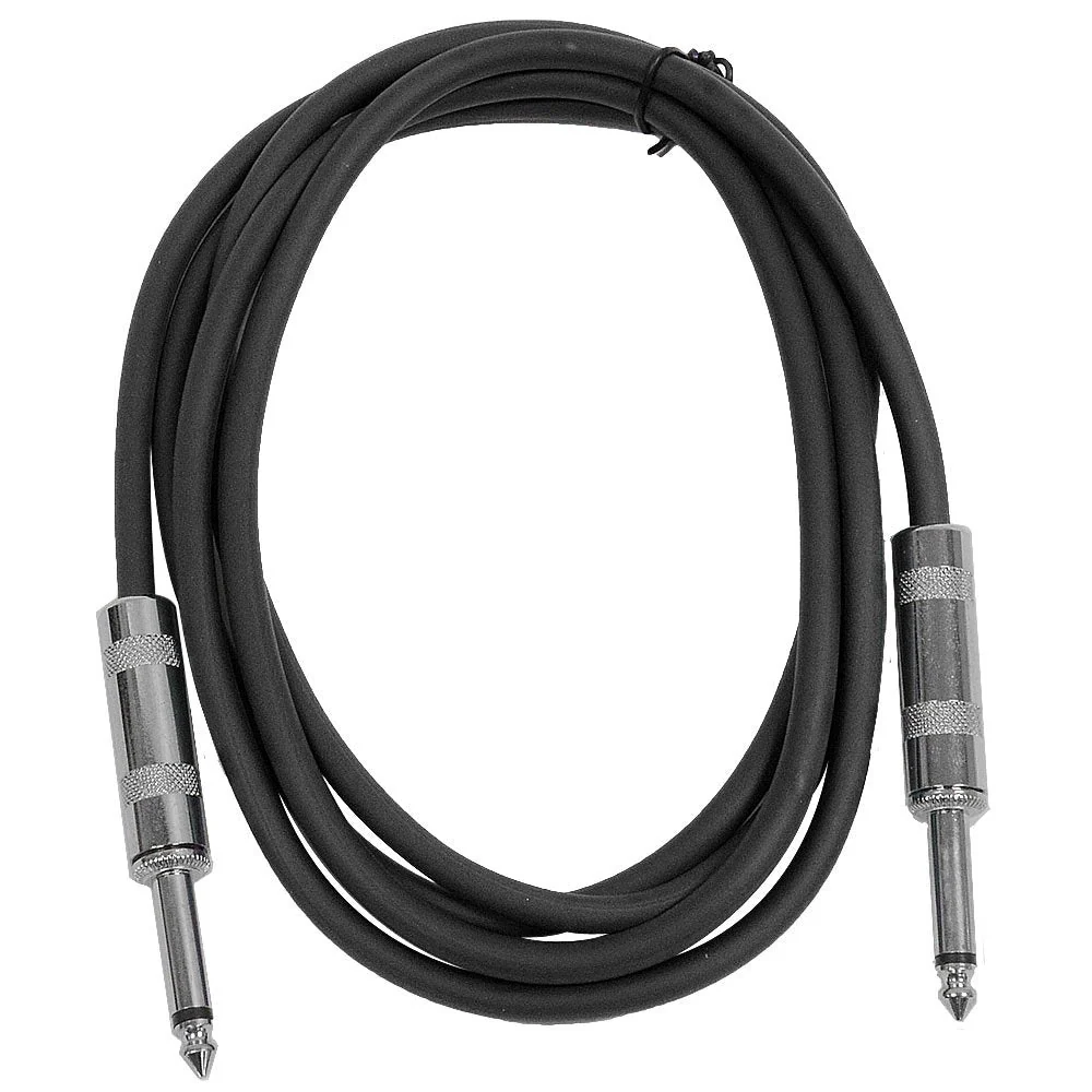 Seismic Audio - SASTSX-6-Multi - 8 Pack of 6 Foot Multi-Color 1/4 Inch TS Patch Cables - 6' Professional Audio DJ Unbalanced 1/4" Patch Cords - Image 2