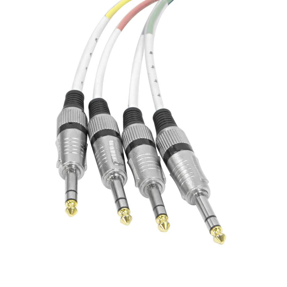 Seismic Audio - SAXT-4x5_MF - 4 Channel 5 Foot 1/4 Inch TRS to XLR Male and XLR Female Snake Cable Bundle 5 Foot - 4 Channel - Image 2