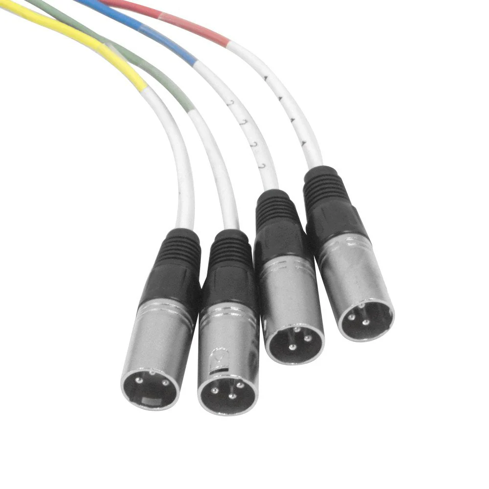 Seismic Audio - SAXT-4x5_MF - 4 Channel 5 Foot 1/4 Inch TRS to XLR Male and XLR Female Snake Cable Bundle 5 Foot - 4 Channel - Image 3