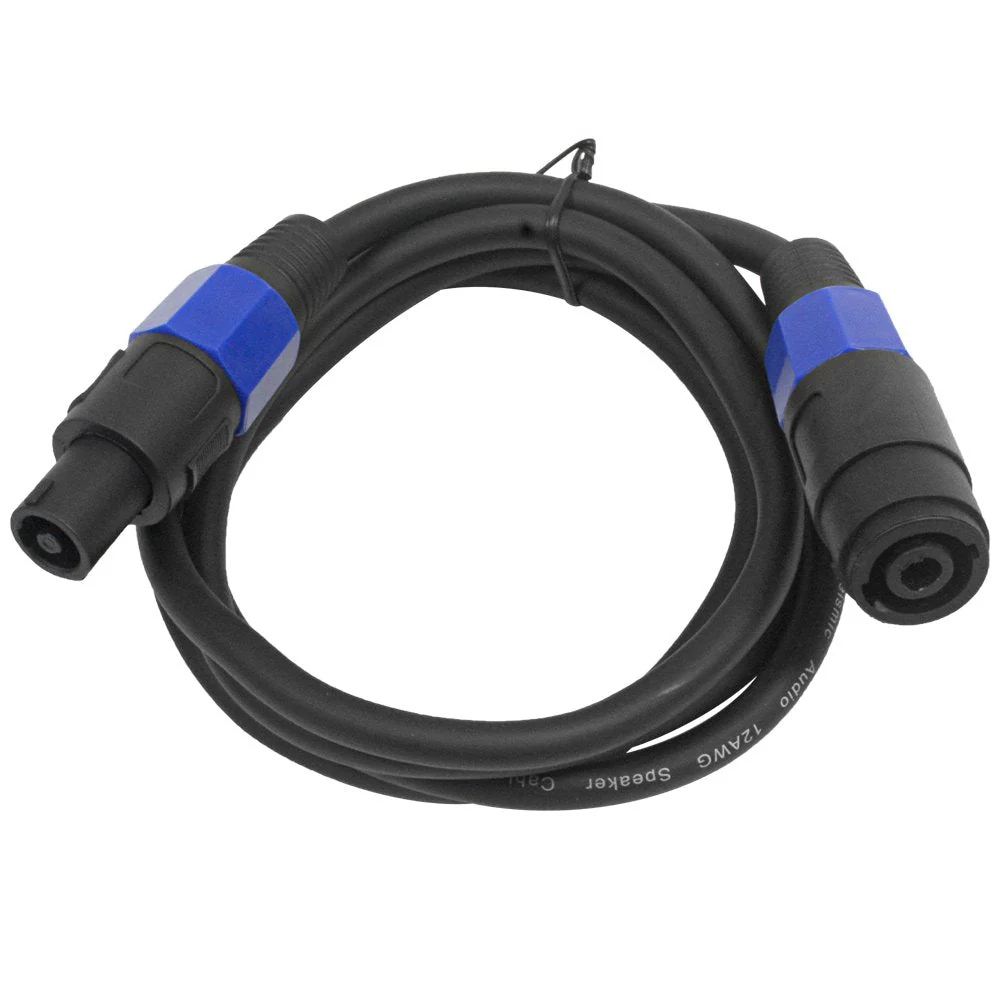 Seismic Audio - SPXC-6-2Pack - Pair of 6 Foot Professional Speakon Extension Cables - Speakon Male to Speakon Female - 12AWG 2 Conductor Speakon Extension Cables 6 Feet - 2 Pack - Image 2
