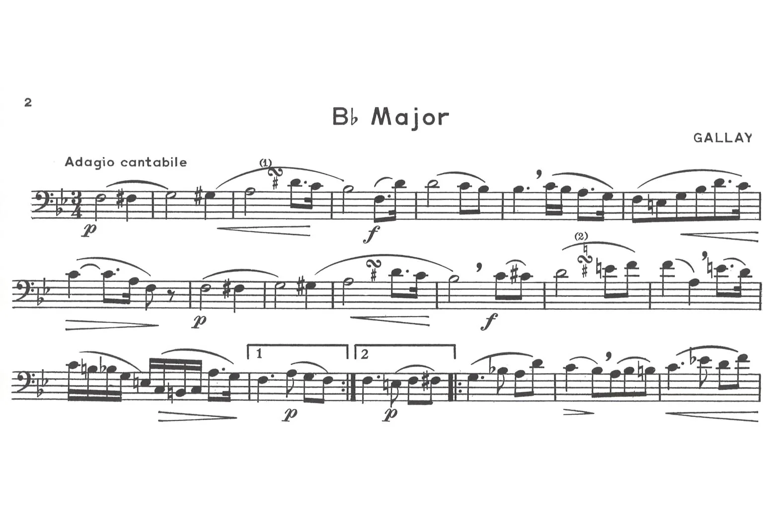 Selected Studies: for Baritone B.C. - Image 2