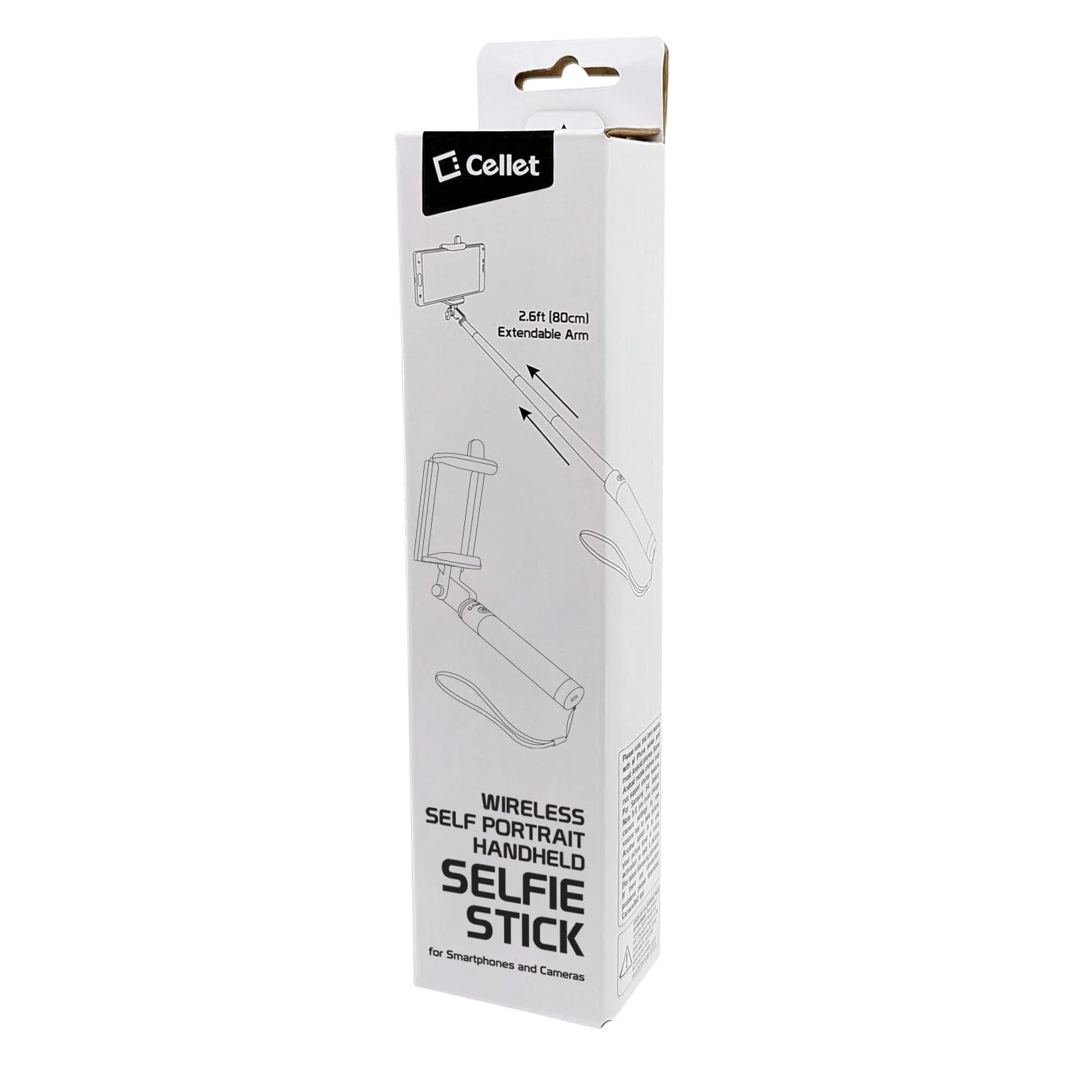 Self-Portrait Stick: Cellet Premium Wireless Selfie Stick Extendable and Adjustable Compatible to Apple iPhone 15, 15 Plus, 15 Pro, 15 Pro Max, Galaxy S24, S24+, S24 Ultra and More - Image 7