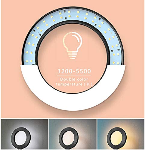 Selfie Ring Light 8-inch for YouTube Video Live Streaming Makeup Photography, Desktop USB LED Light with 3 Light Modes and 10 Brightness Level - Image 7