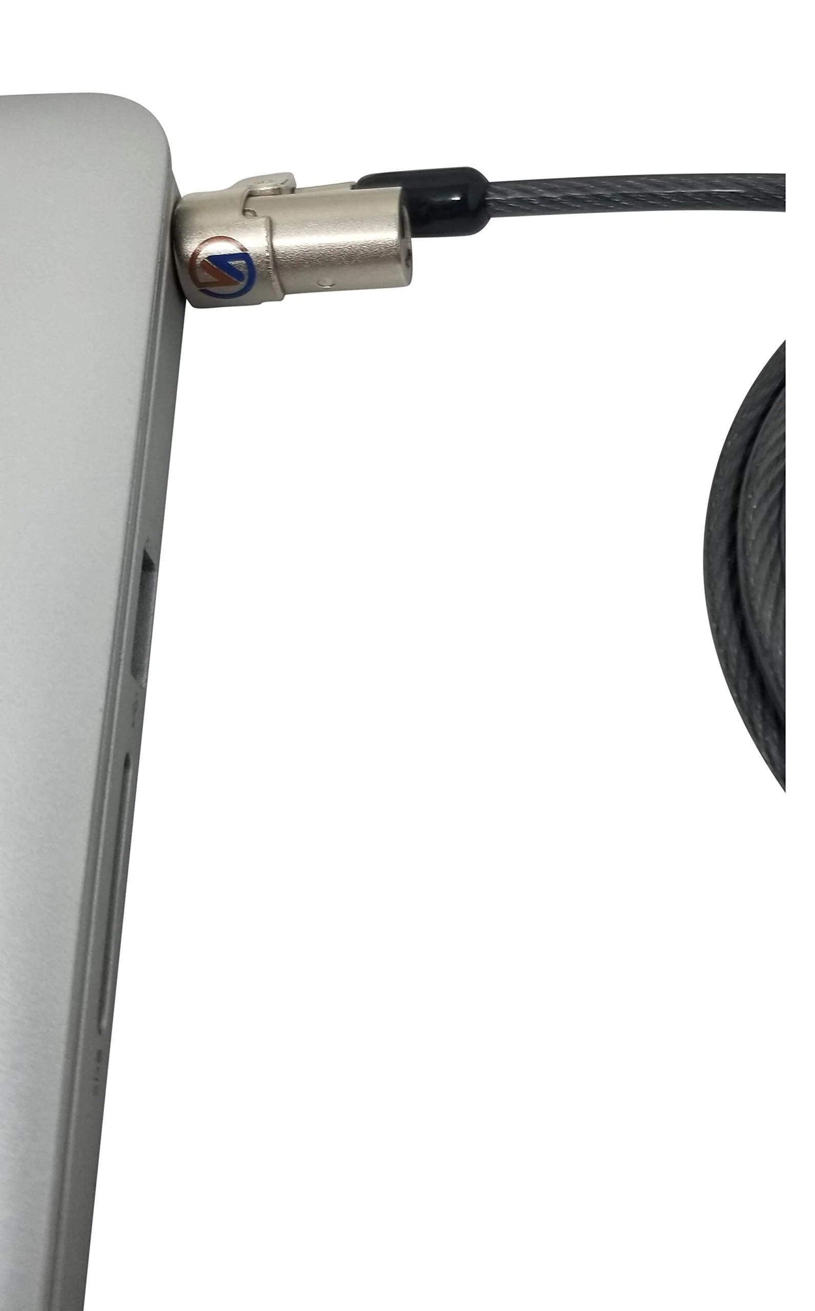 Sendt Black Notebook Laptop Keyed Lock for Wedge Security Slots - Image 5