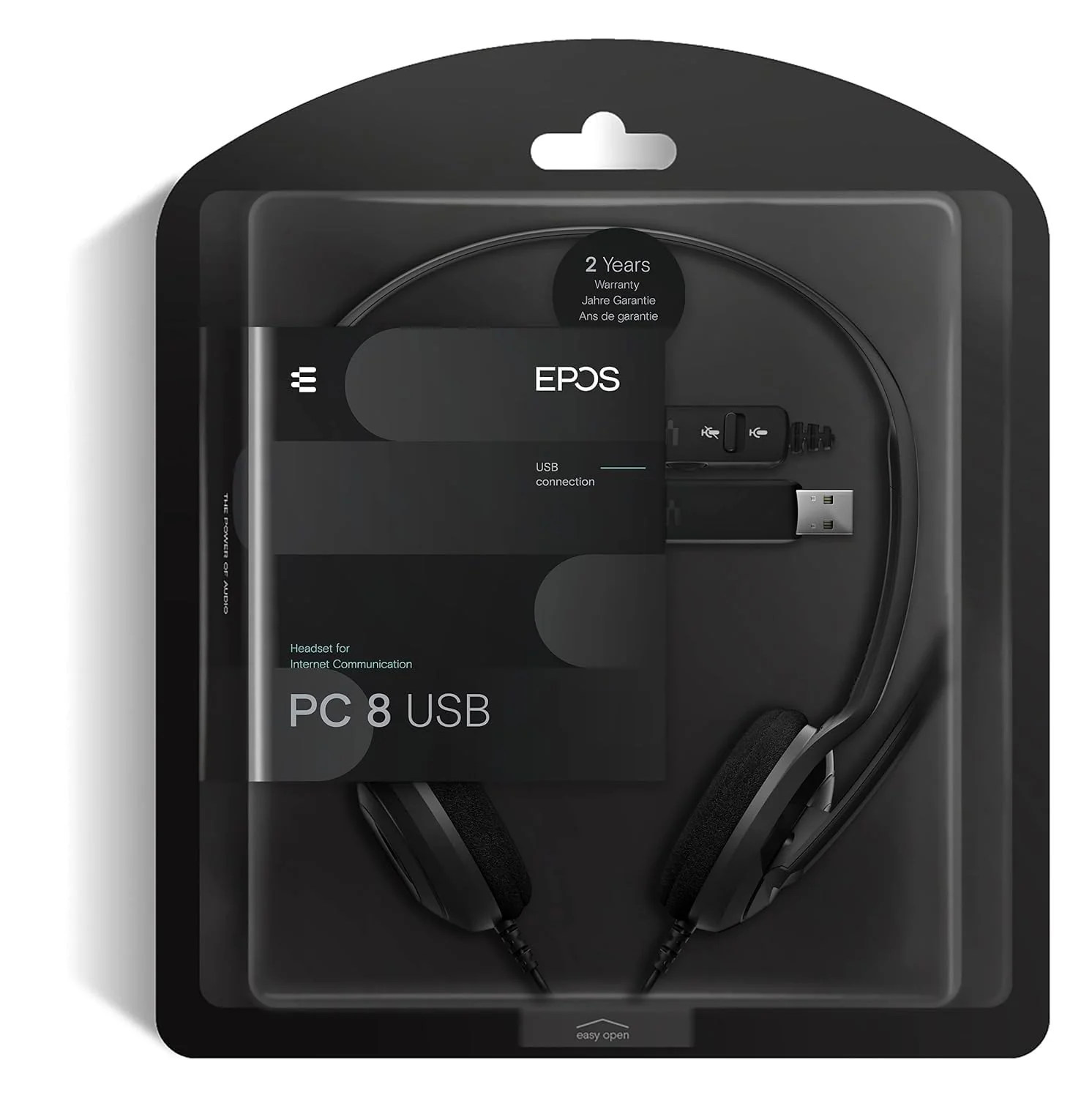 Sennheiser PC 8 USB - Stereo USB Headset for PC and MAC with In-line Volume and Mute Control - Black 1 Count (Pack of 1) - Image 10