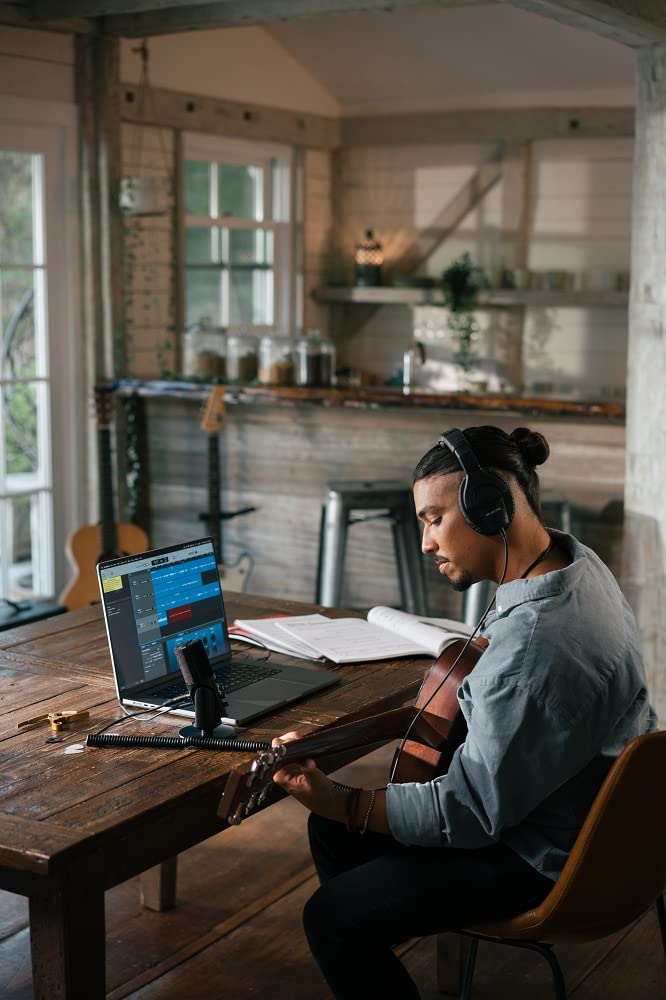 SENNHEISER Professional Profile - USB Cardioid Condenser Microphone & Table Stand, 1.2 m USB-C Cable - Mute Button, Built-in Headphone Jack, Gain, Mix & Volume Control, for PC & Mac,Black Profile Mic - Image 7
