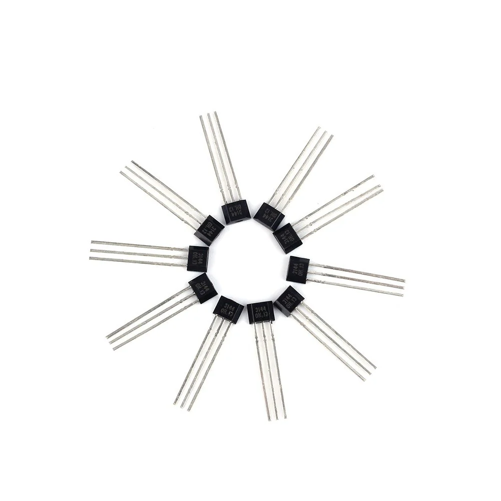 Sensitive Hall Sensor + Hall Effect Sensor, A3144E 3144 OH3144E, SIP, 3 Pin, Accessories, Pack of 10 - Image 5