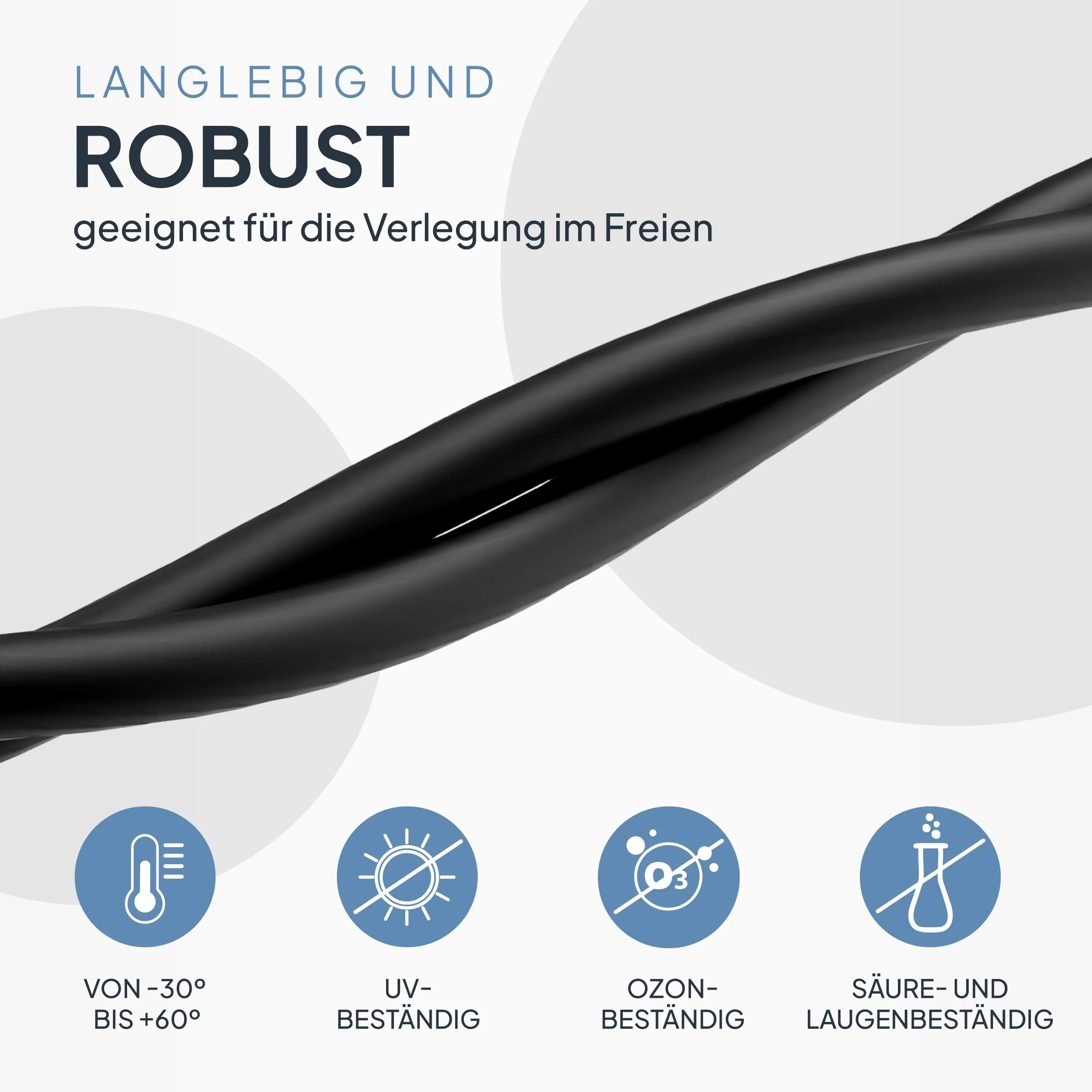 SEPO-Leitungen BC01 Balcony Power Station Cable - Female to Schuko Plug 2 m (IP44) Including 0% VAT According to § 12 Paragraph 3 UStG - AC Extension Cable for Inverter Deye, Envertech, TSUN, NEP 0% VAT - Cable 2 Meter - Image 3