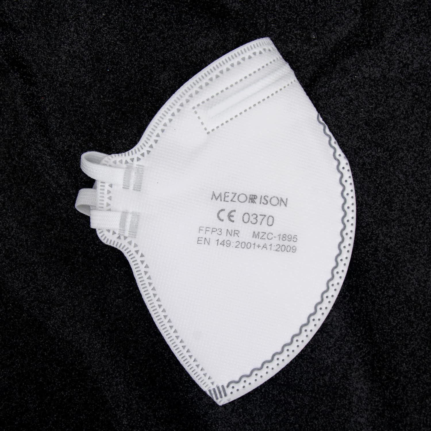 SESCO Certified Disposable Respirator Mask with Valve and Headband FFP3 foldable with valve and headband - Image 6