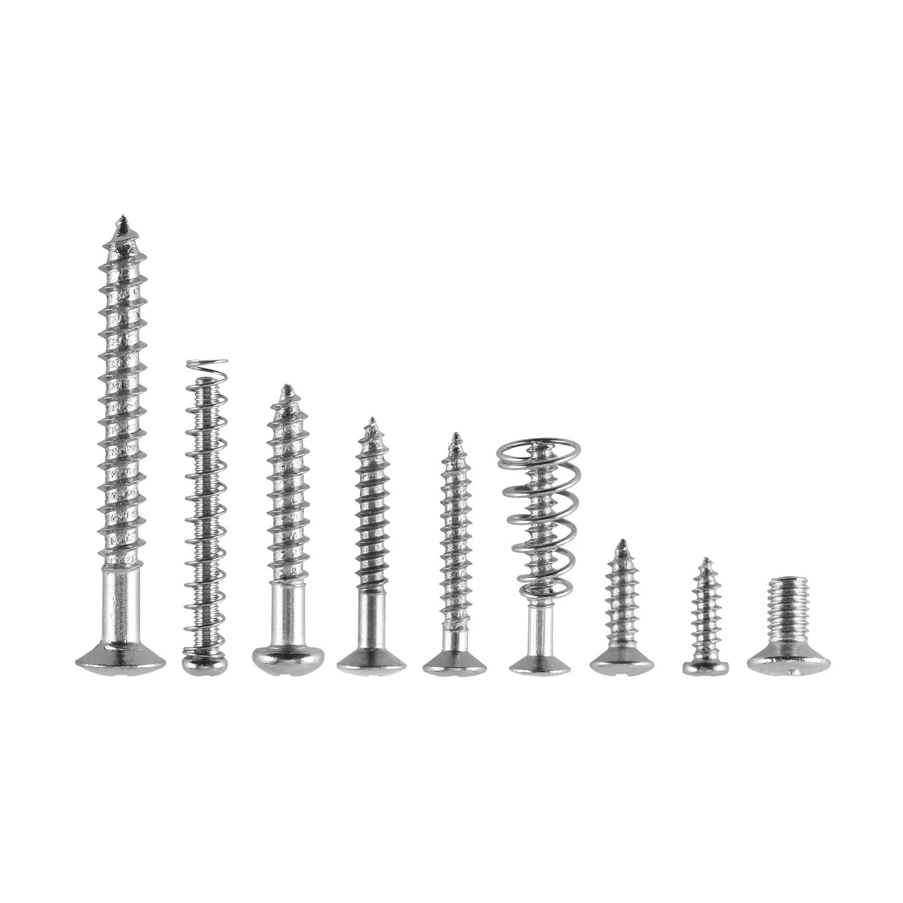 Sesyomr Electric Guitar Screw Kit - 226 Piece Set (9 Types) with Springs for Bridge, Pickup, Pickguard, Tuner, Switch, Neck Plate, Strap Buttons & Tweezers - Image 6