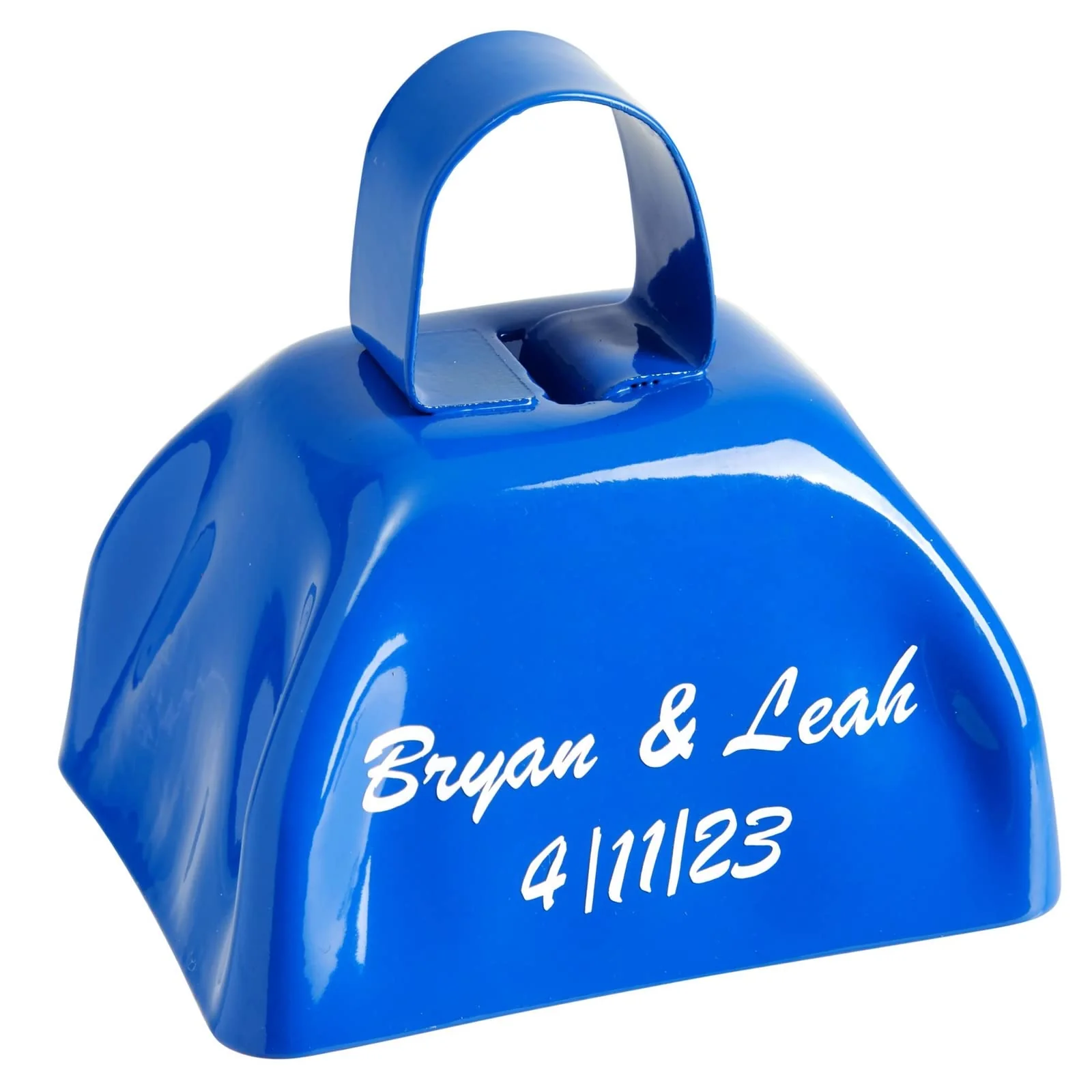 Set of 12 3-inch Cowbells with Handle, Hand Percussion Cow Bells Noise Makers for Sporting Events, Football Games (Blue) - Image 8