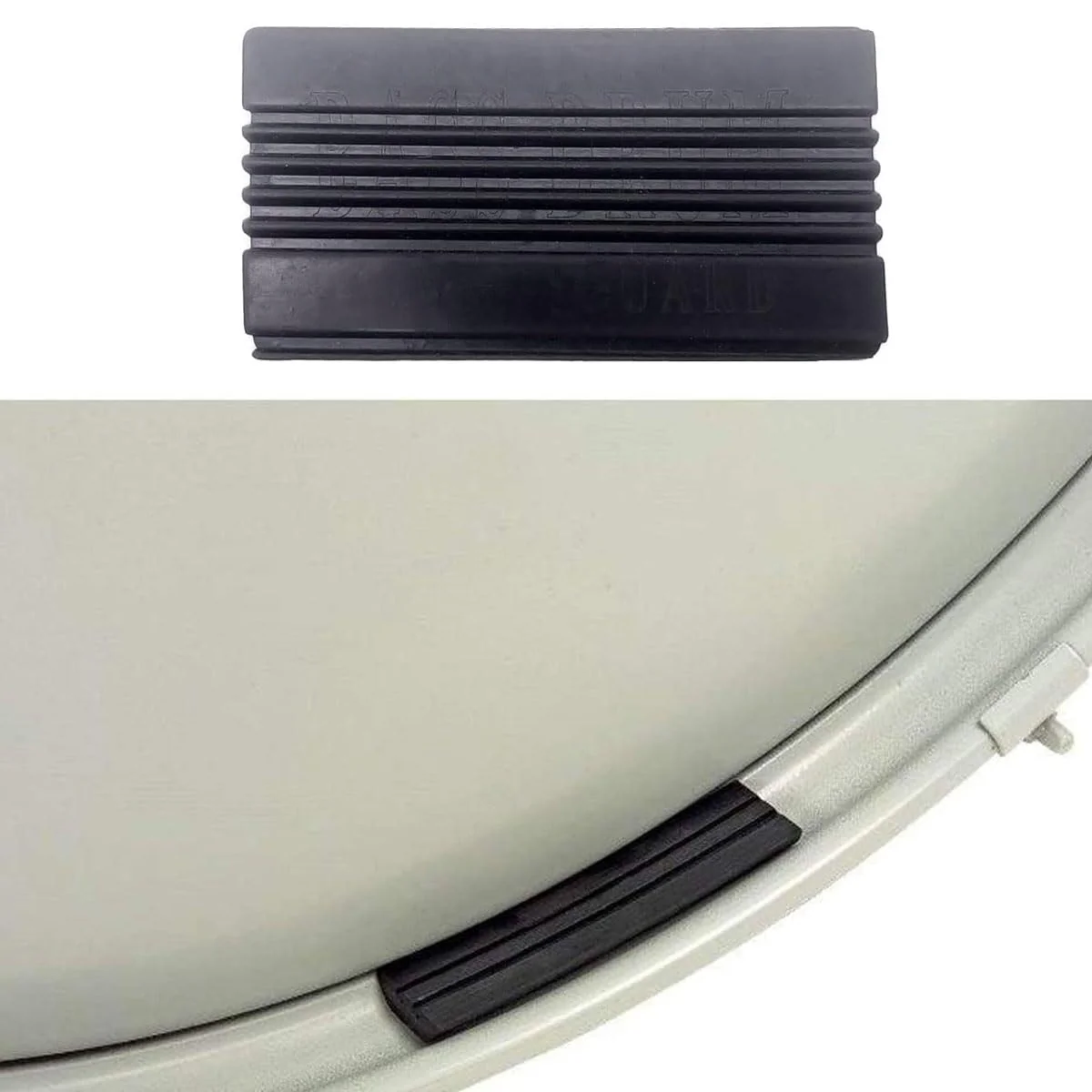 Set of 2 Bass Drum Hoop Guard Rubber Hoop Protector Insert with Self Adhesive Back - Image 4
