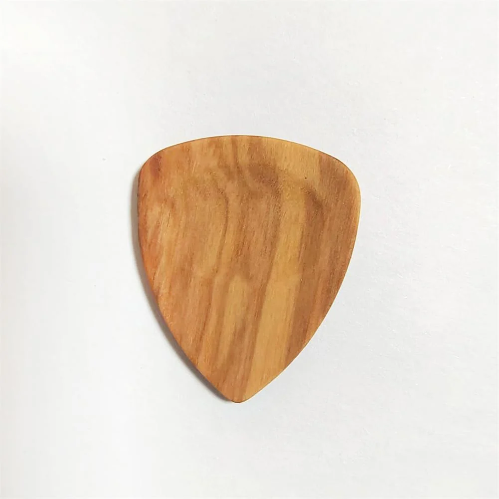 Set of 2 guitar picks made of real wood | For electric, acoustic and bass guitars in various strengths, 1 inch - Image 6