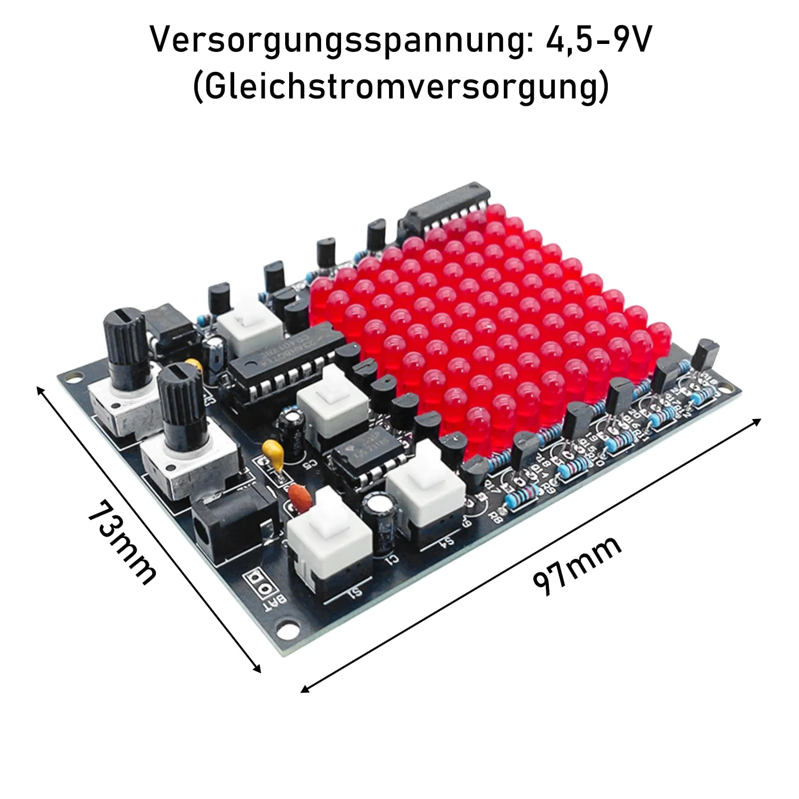 Set of 2 Soldering Kit, Soldering Set Kit, LED Soldering Exercise Set, DIY Soldering Kit, Soldering Learning Set, Soldering Kit, Soldering Kit for Beginners, Students, Soldering Enthusiasts, Learning - Image 3