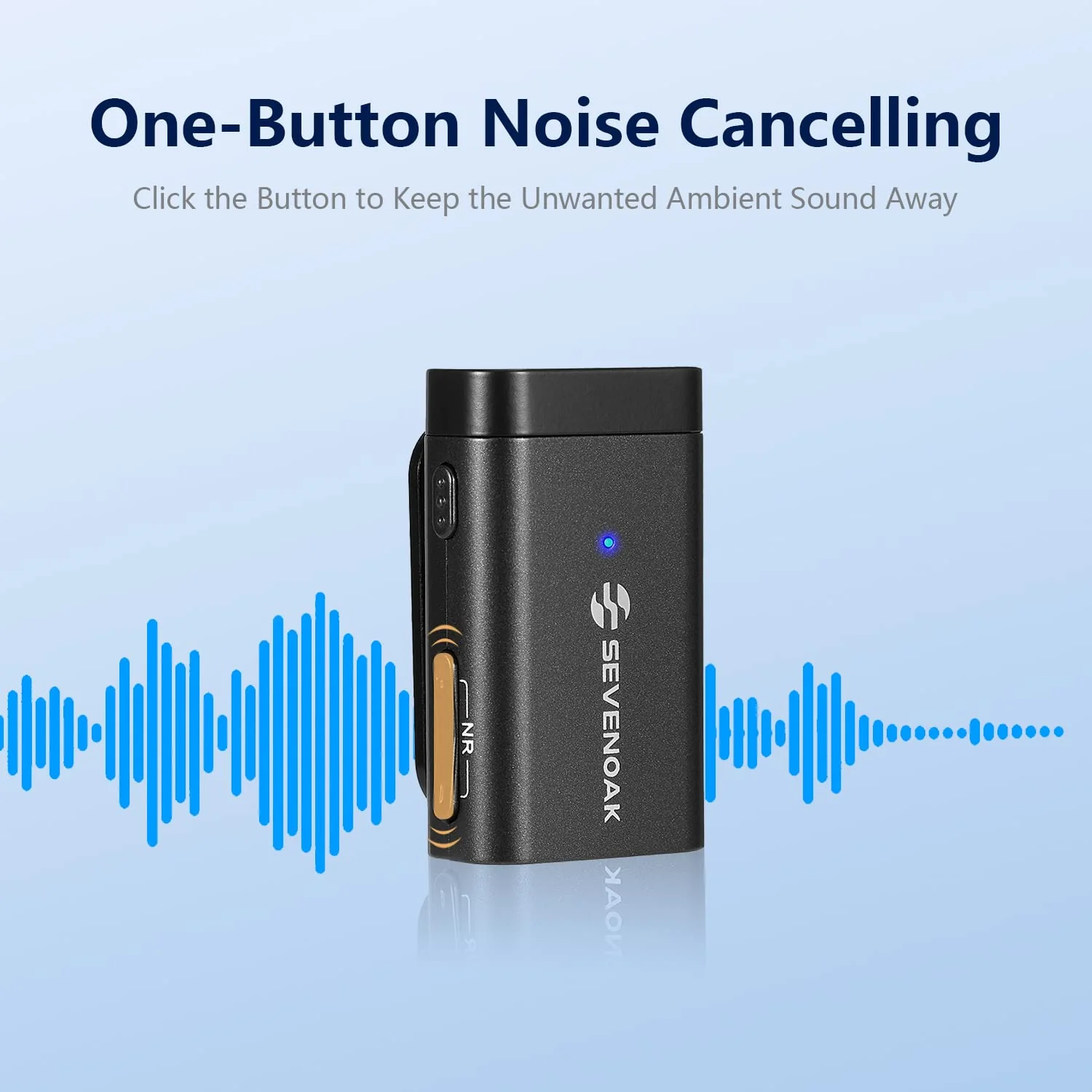 Sevenoak 3 in 1 Wireless Lavalier Microphones for iPhone/Android/Camera, Wireless Lapel Microphone System with Noise Cancelling Portable Microphone for Recording YouTube Vlog Live Stream -SKM-W1 Pro SKM-W1 PRO - Image 2