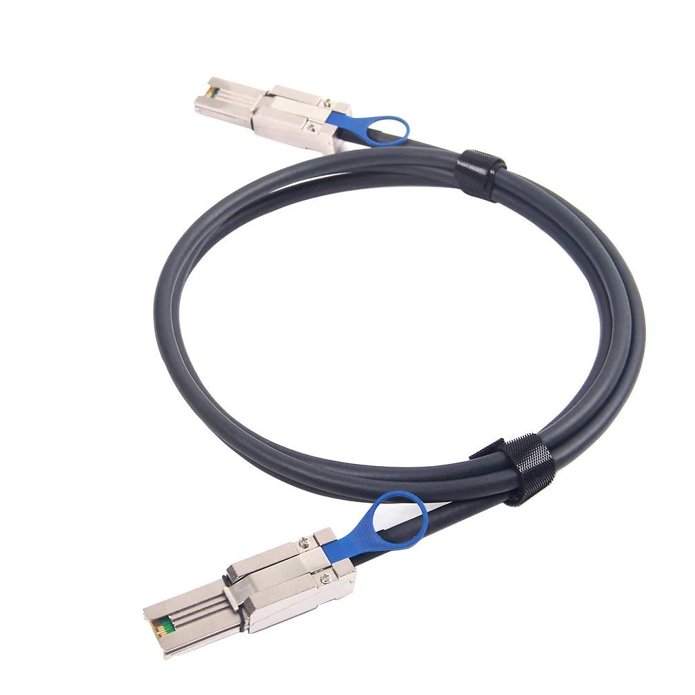 SFF-8088 to SFF-8088 External Mini SAS HD Cable, 3G/6Gbps SAS2.0 26Pin Hybrid Cable Attached SCSI for Raid Systems, DAS, External Storage Systems and Servers, 100-Ohm, 2-m(6.6ft) SFF-8088 to SFF-8088 2m 1 - Image 4