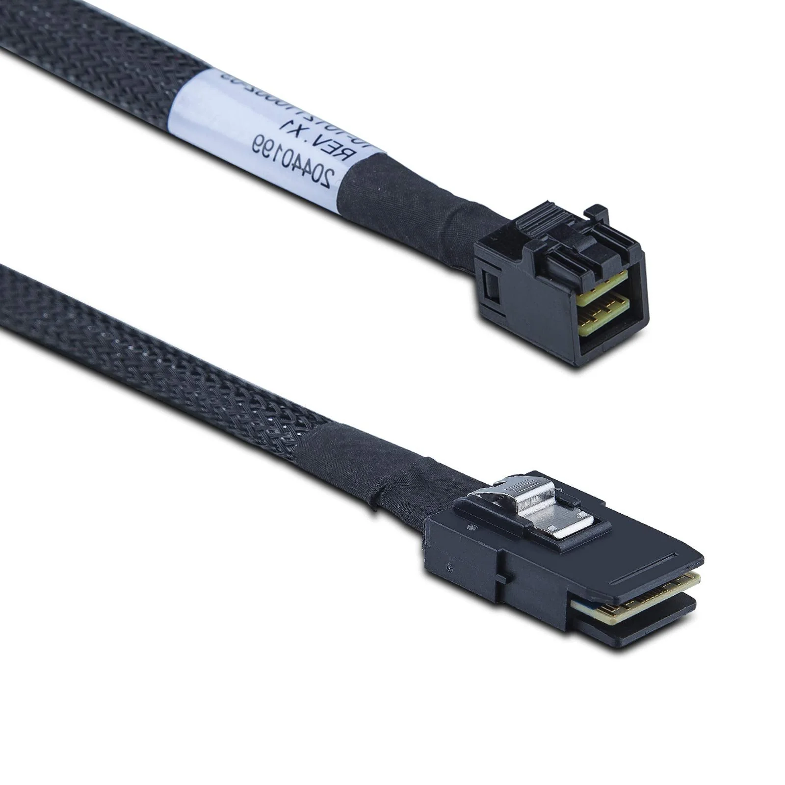 SFF-8643 to SFF-8087 Internal Mini SAS HD Cable, Compatible with Raid Controller Hard Drive, 100-Ohm, 0.5-m(1.6ft), 2 Pack Straight 0.5m - Image 7