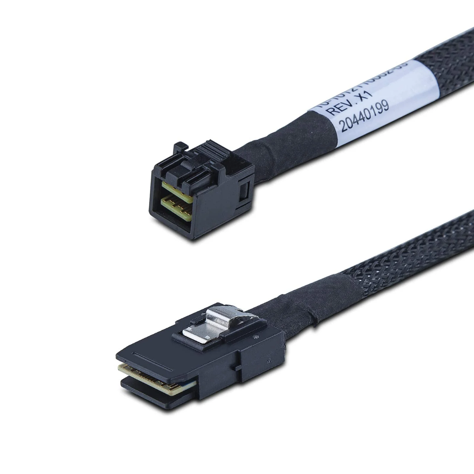 SFF-8643 to SFF-8087 Internal Mini SAS HD Cable, Compatible with Raid Controller Hard Drive, 100-Ohm, 1-m(3.3ft), 2 Pack Straight 1m - Image 2